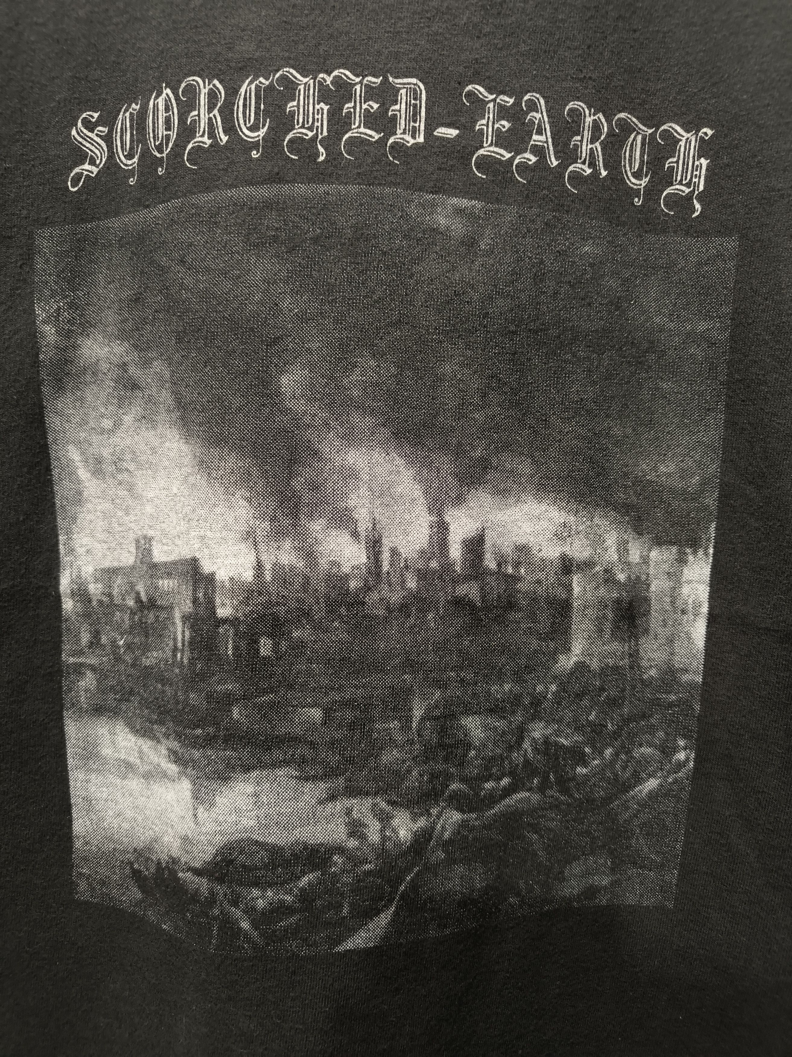 Band Tees Vintage Scorched earth (Thy kingdom crushed) shirt Size US L / EU 52-54 / 3 - 2 Thumbnail