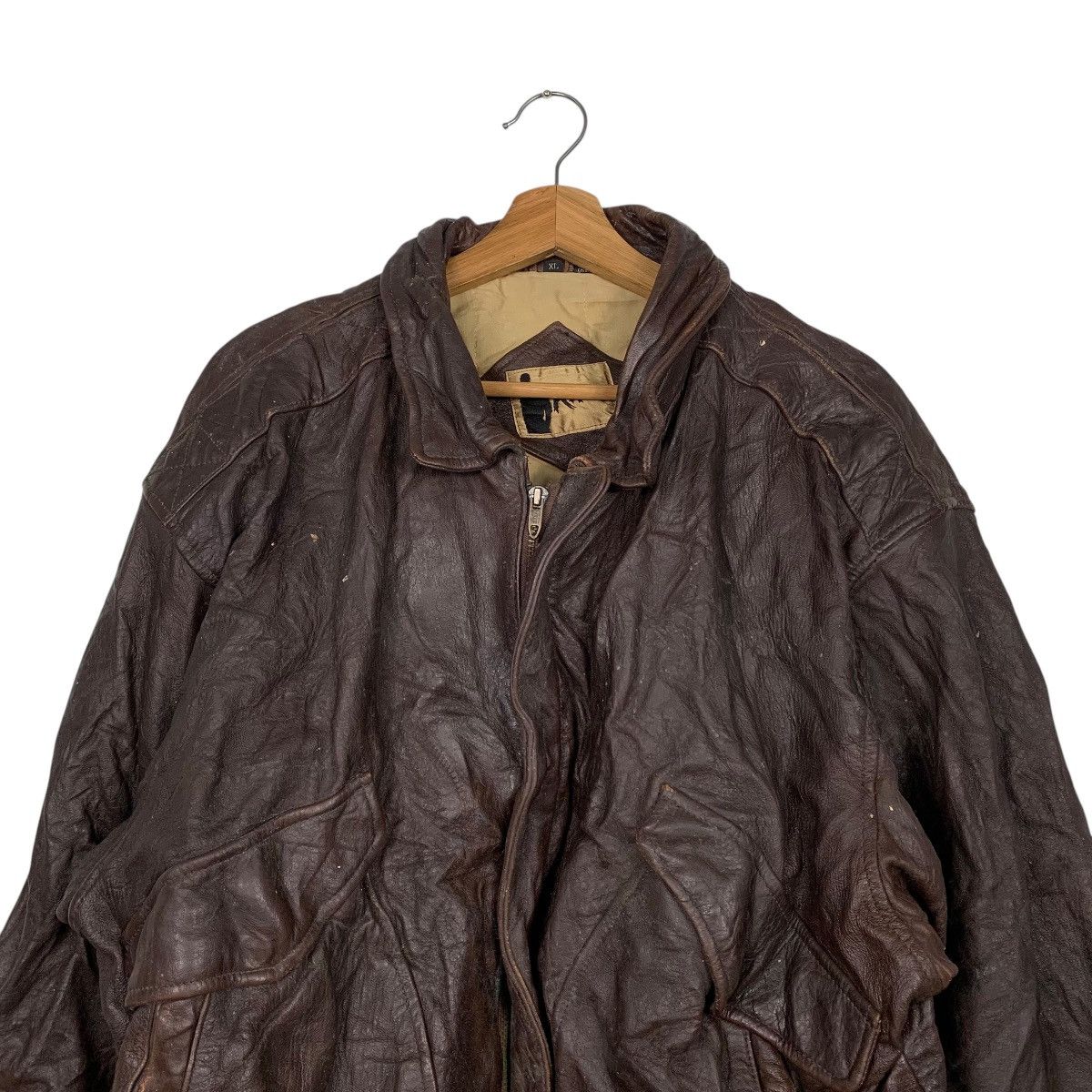 Japanese Brand Japanese Brand Rage Military Leather Jacket Size US L / EU 52-54 / 3 - 2 Thumbnail