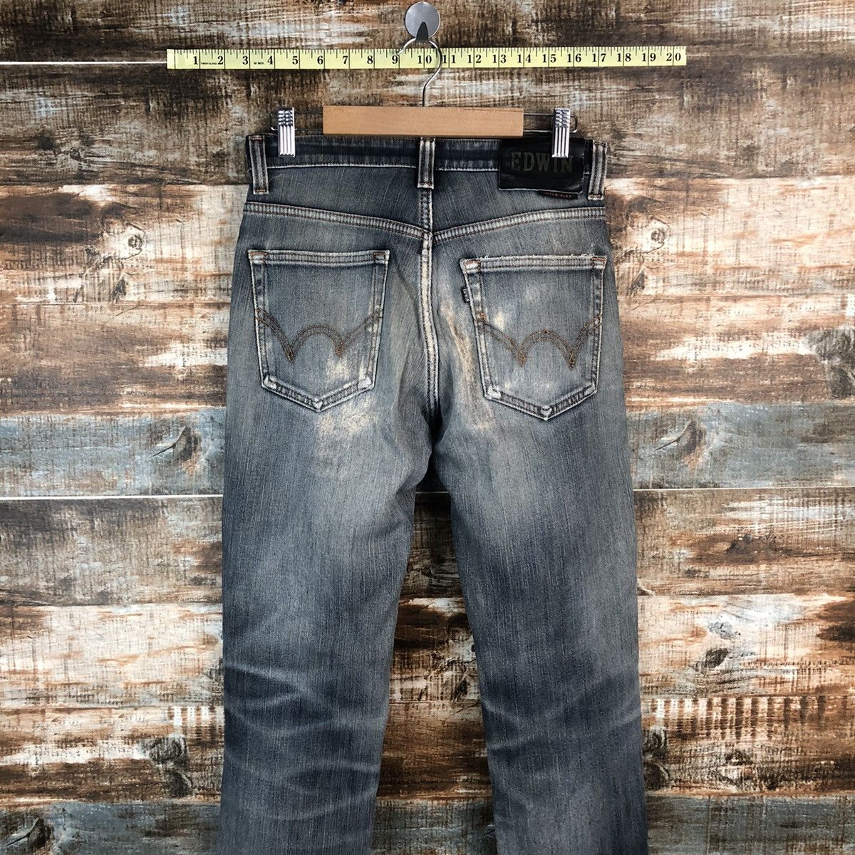 Edwin Edwin Blue Distressed ripped Denim Pants #A1440 Size US 29 - 17 Thumbnail