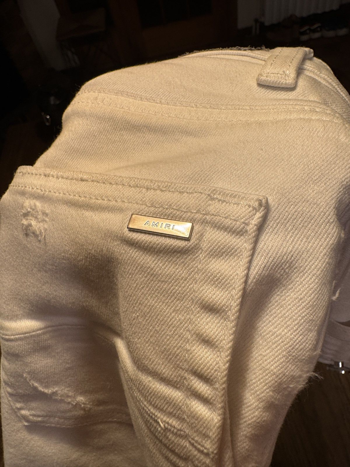 Amiri Crazy!! Amiri jeans white patch mx1’s Size US 30 / EU 46 - 11 Thumbnail