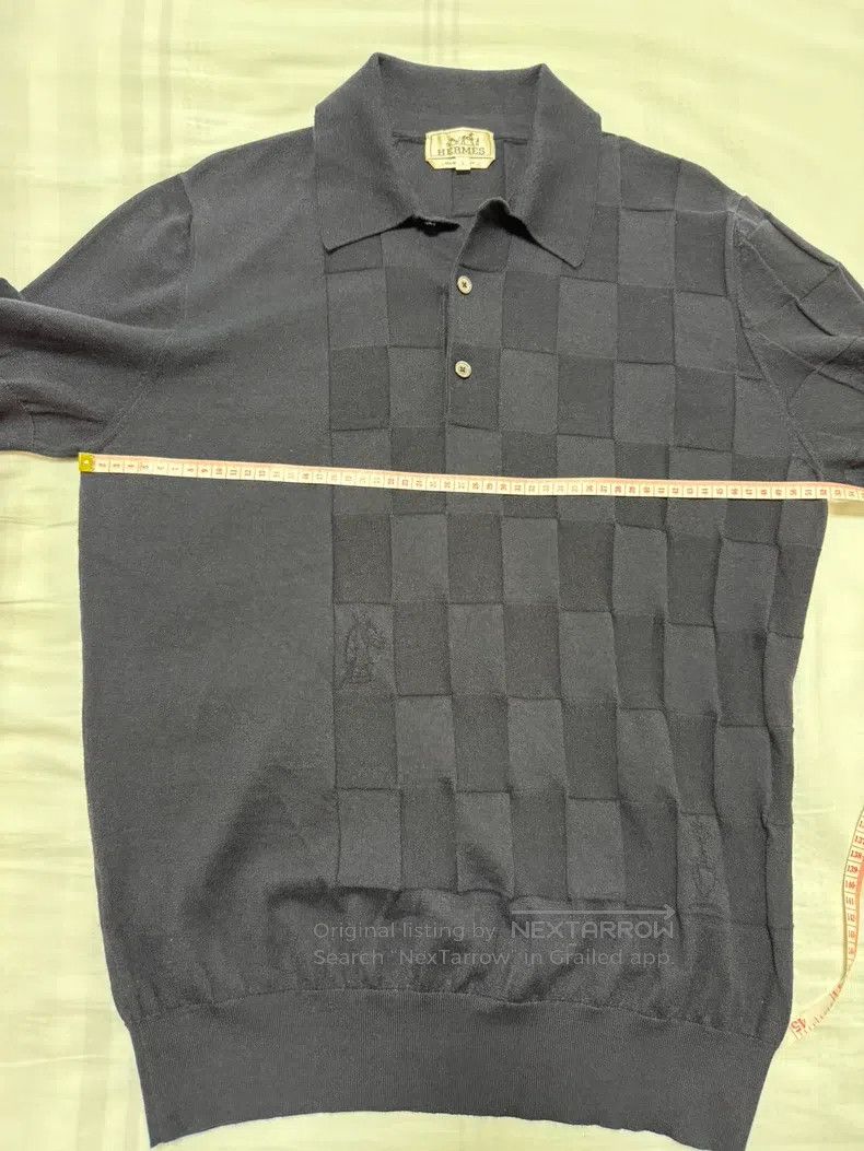 Hermes Hermes Cashmere short-sleeve, 64% cashmere + 36% cotton, u Size US L / EU 52-54 / 3 - 4 Thumbnail