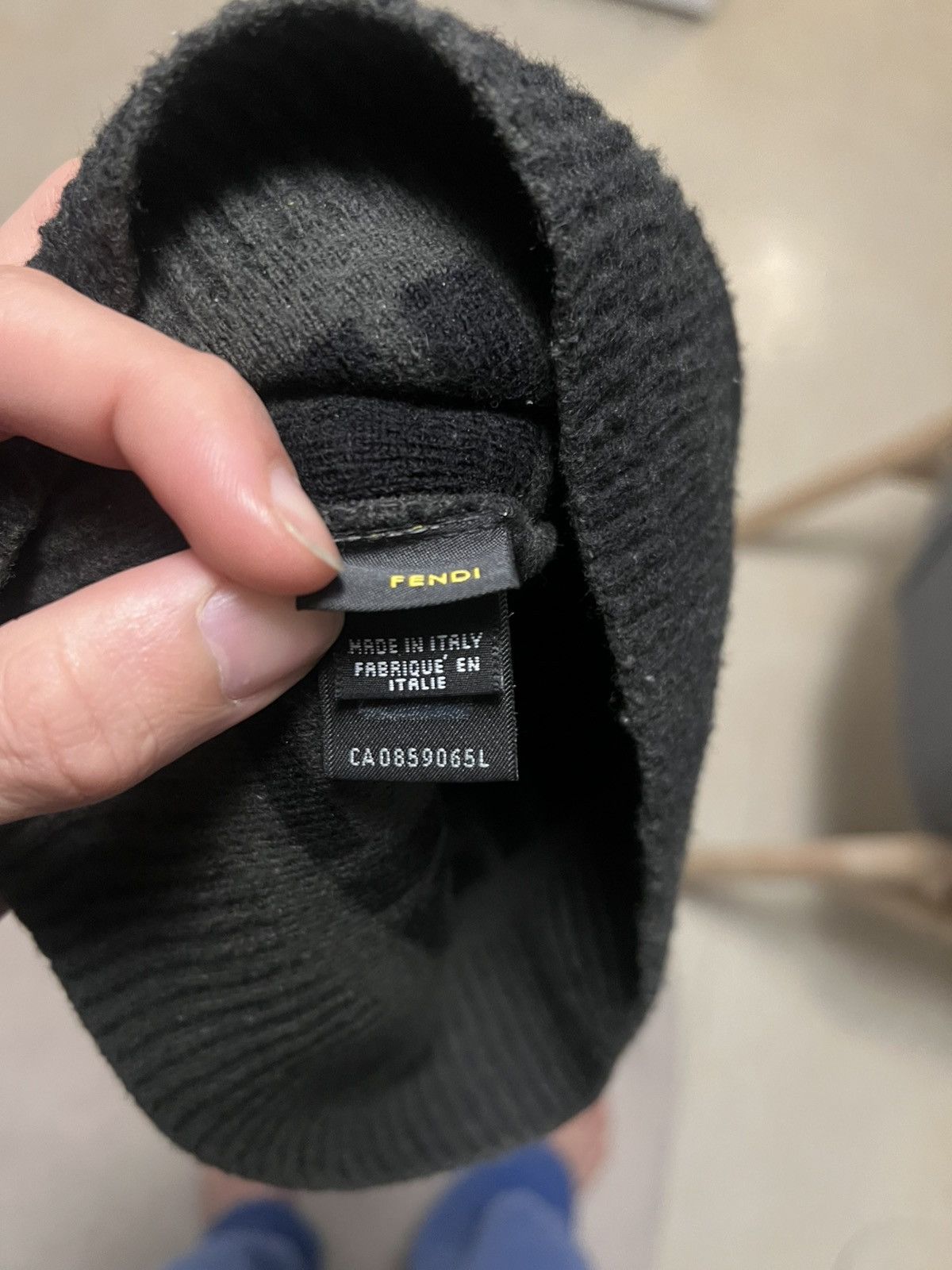 Fendi Fendi monogram Skully/smol beanie Size ONE SIZE - 3 Thumbnail