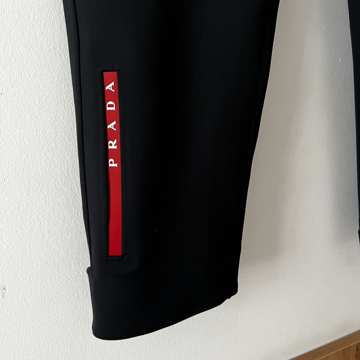 Prada 🔥🔥 Prada Linea Rossa Black Double Jersey Pants Size US 36 / EU 52 - 4 Thumbnail