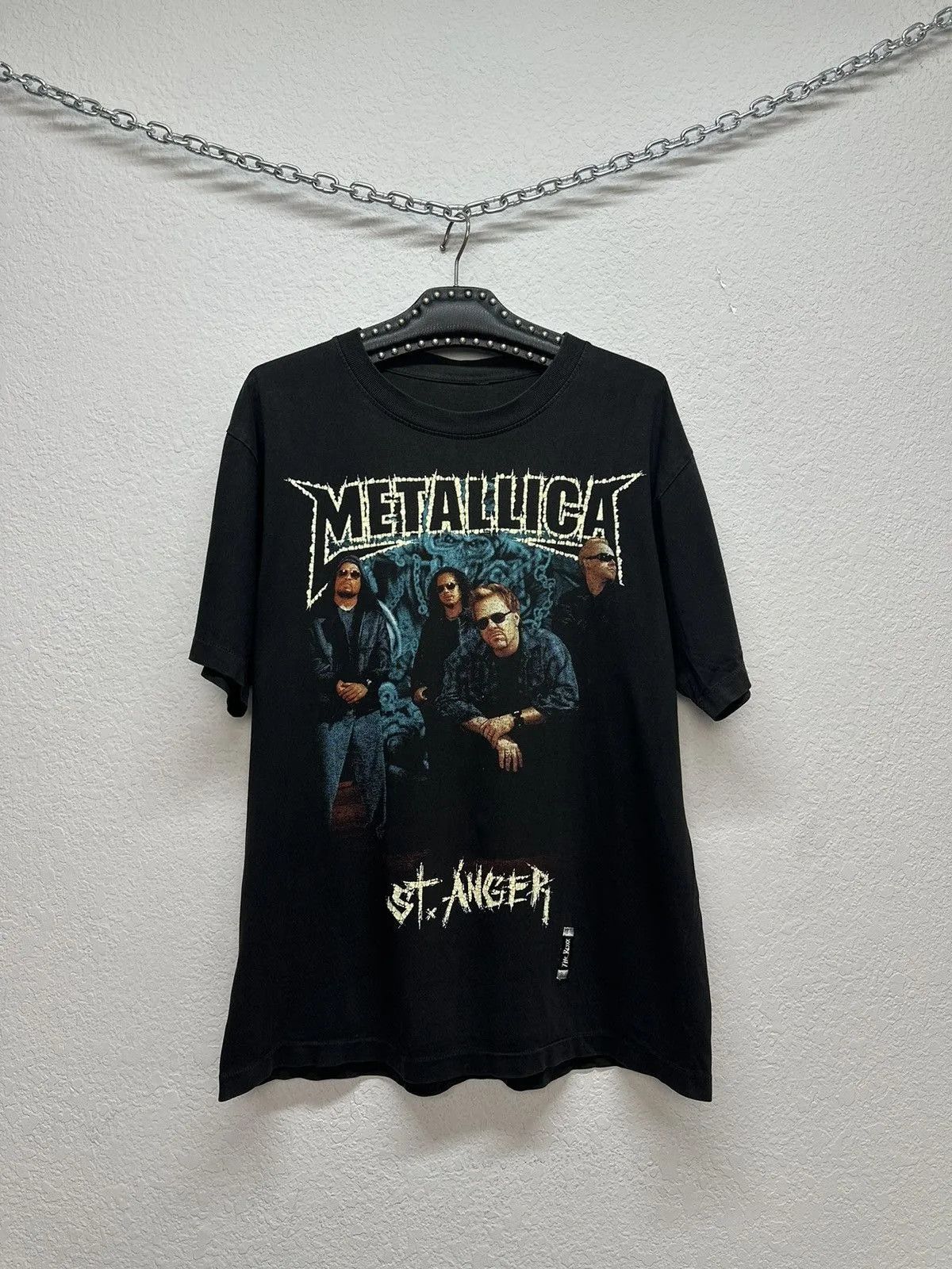 Metallica Vintage Metallica T-shirt 1990 Concert Tour Band tee Rock Size US L / EU 52-54 / 3 - 1 Thumbnail