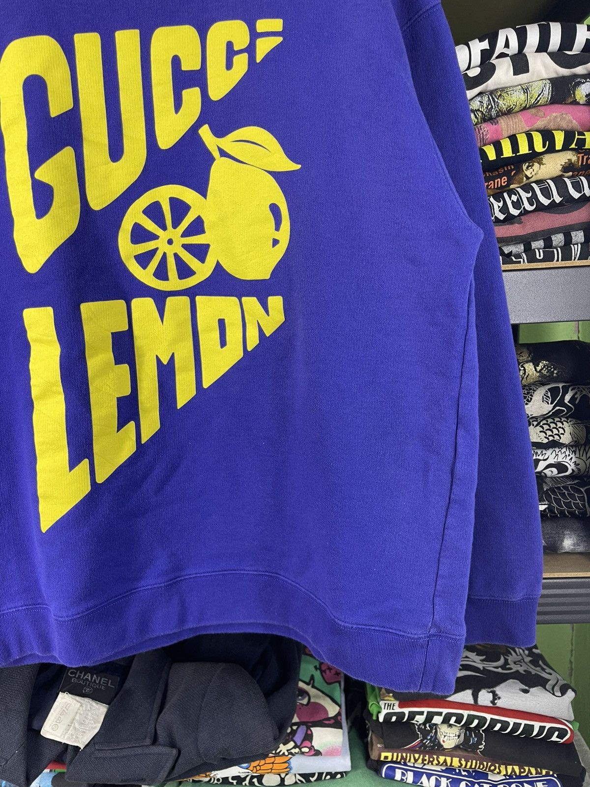 Gucci Gucci Lemon Sweatshirt Purple Size US M / EU 48-50 / 2 - 5 Thumbnail