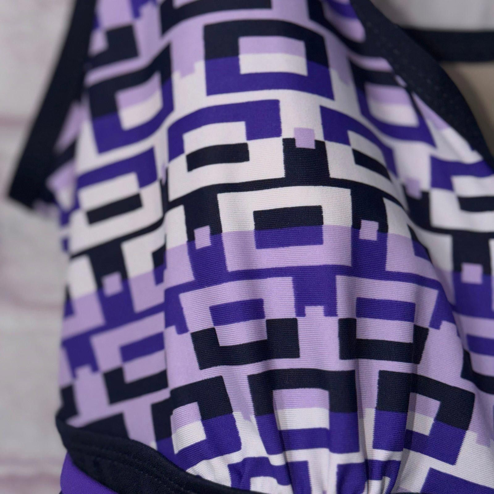 Other Inches Off 14W Women's Swim Dress with Geometric Pattern Size ONE SIZE - 3 Thumbnail