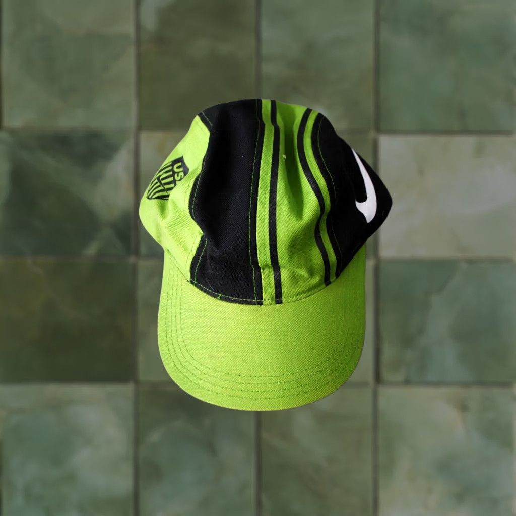 Nike VINTAGE NIKE USA NATIONAL SOCCER TEAM FEDERATION CAP ADULT SNAPBACK 90'S ONE SIZE GREEN Mens Cap Size ONE SIZE - 1 Thumbnail