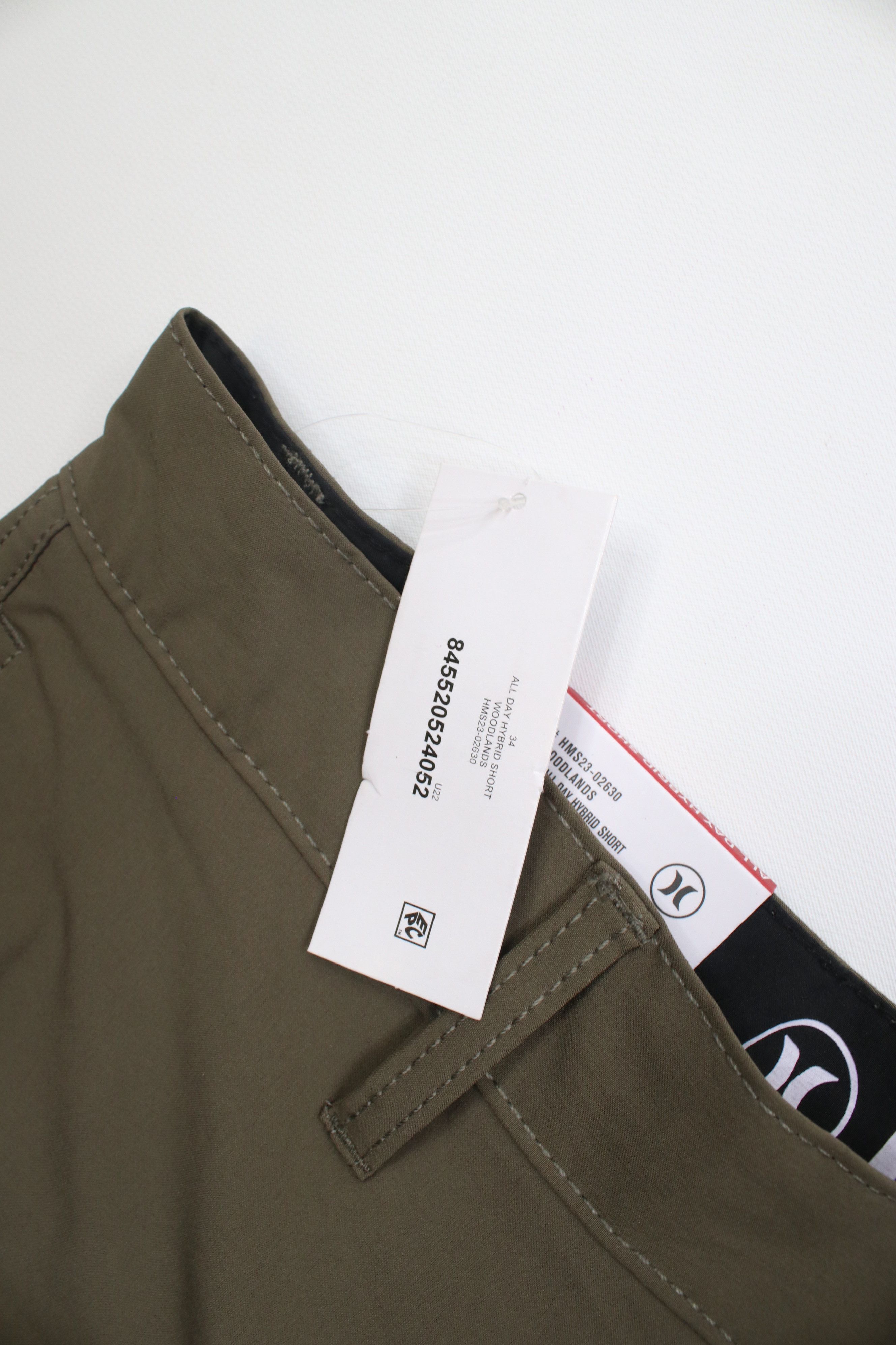 Hurley New Hurley Surfing All Day Hybrid Shorts Olive Green Size US 34 / EU 50 - 7 Thumbnail