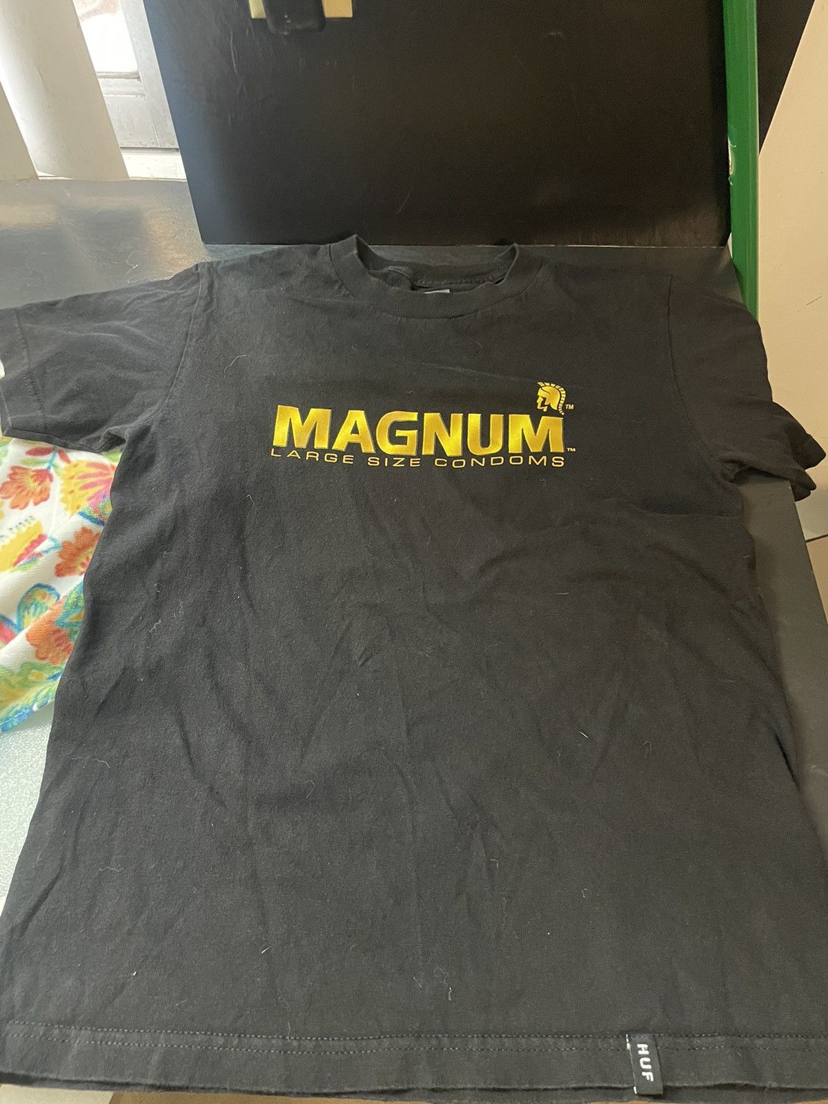 Huf HUF x Trojan's Magnum Condoms Collab (BLACK) T Shirt - S Size US S / EU 44-46 / 1 - 1 Thumbnail