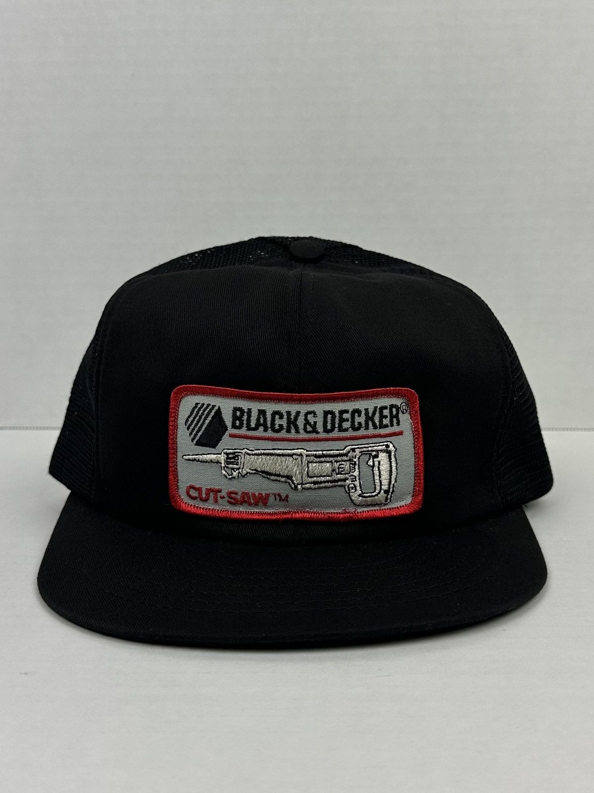 Vintage Vintage Black & Decker Trucker Snapback Patch Logo Cut Saw Size ONE SIZE - 1 Thumbnail