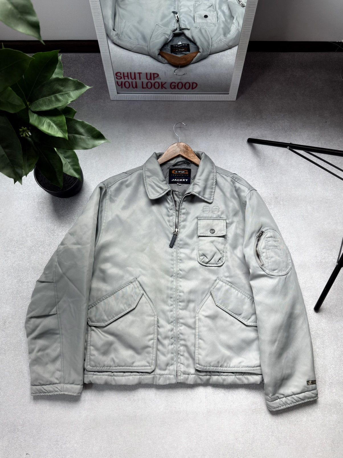 G-Star G-Star Bomber Jacket MA2 Flyer Quilted Vintage Military Mint Size US L / EU 52-54 / 3 - 1 Thumbnail