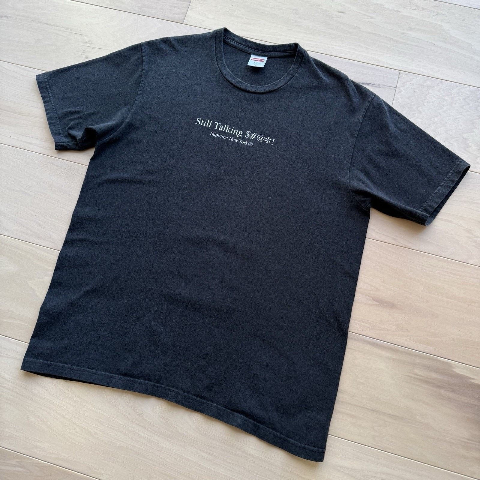 Streetwear × Supreme Supreme Still Talking Shirt Large Black New 