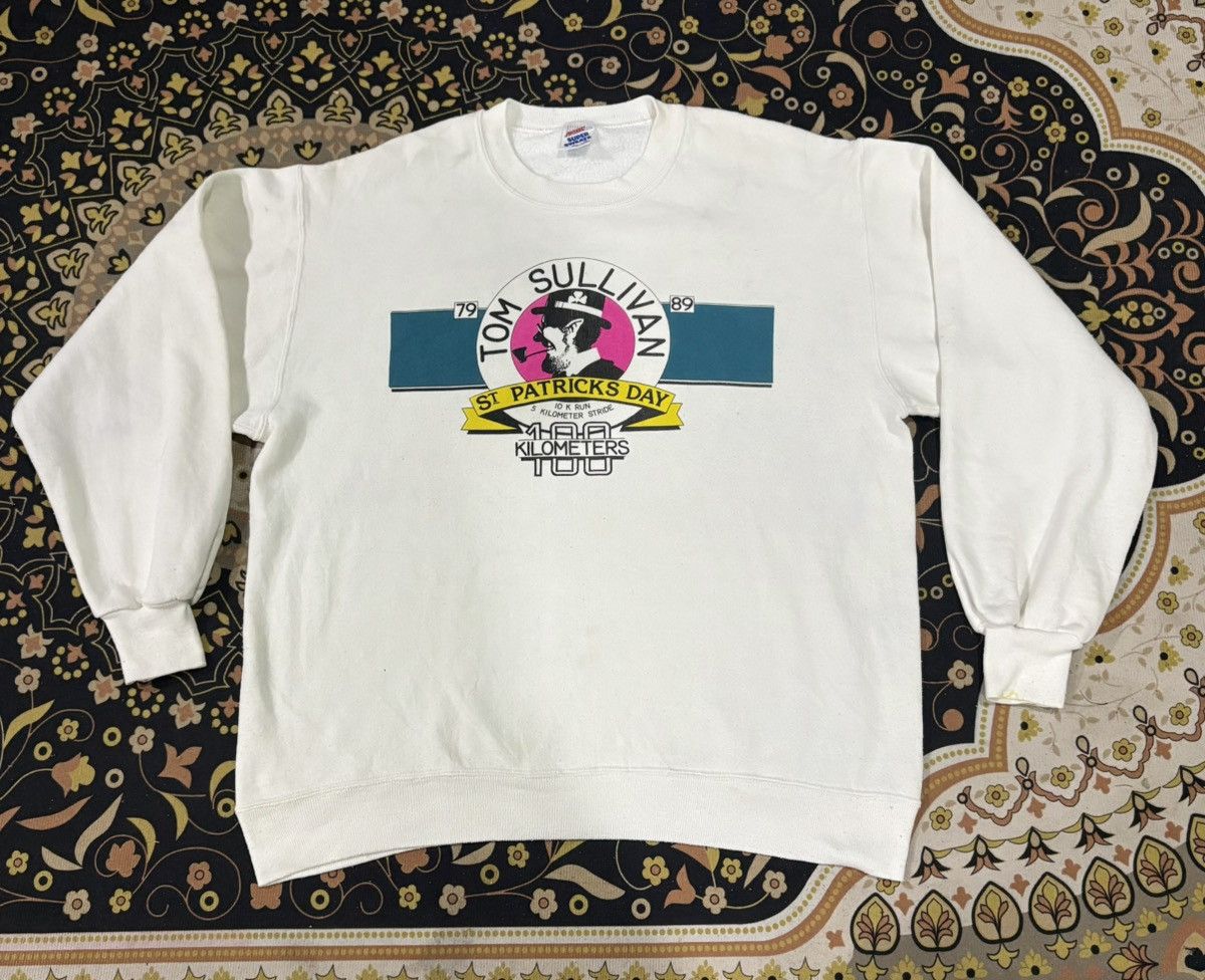 Jerzees Vintage Sweatshirt Tom Sullivan St Patricks Day Size US XL / EU 56 / 4 - 1 Thumbnail