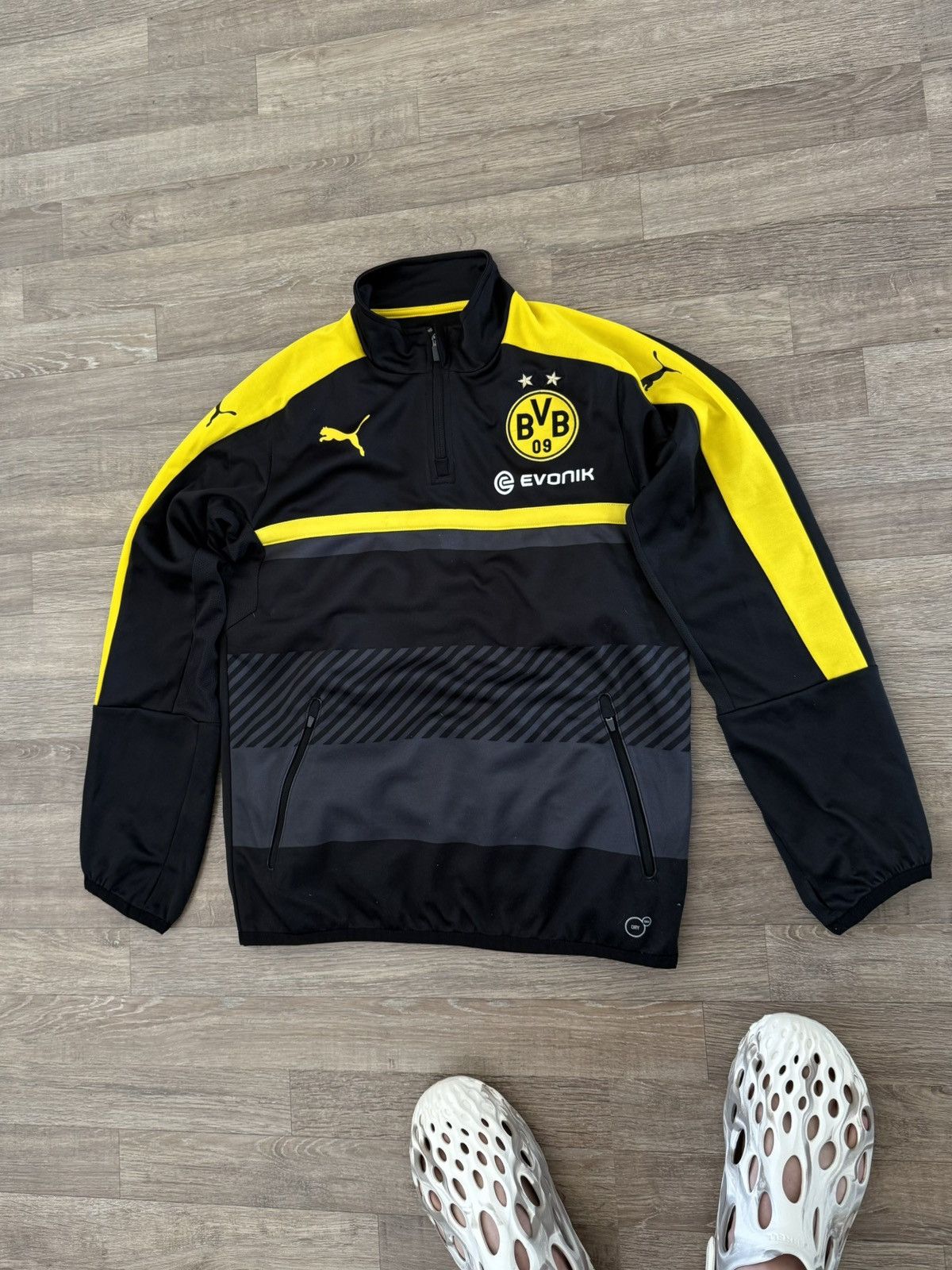 Puma Borussia Dortmund Y2K Track Soccer Blokecore Sweatshirt Size US XS / EU 42 / 0 - 8 Thumbnail