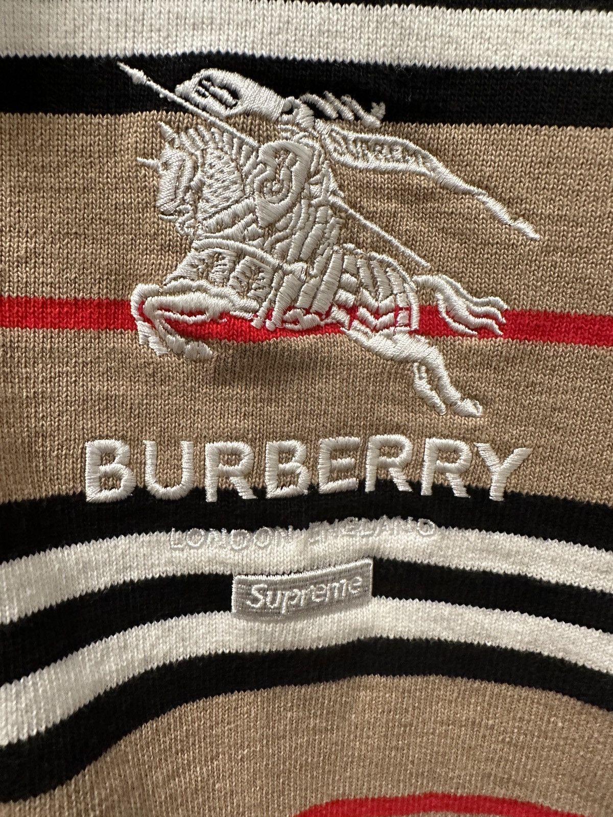 Burberry × Supreme Supreme X Burberry Rugby Size US L / EU 52-54 / 3 - 2 Thumbnail