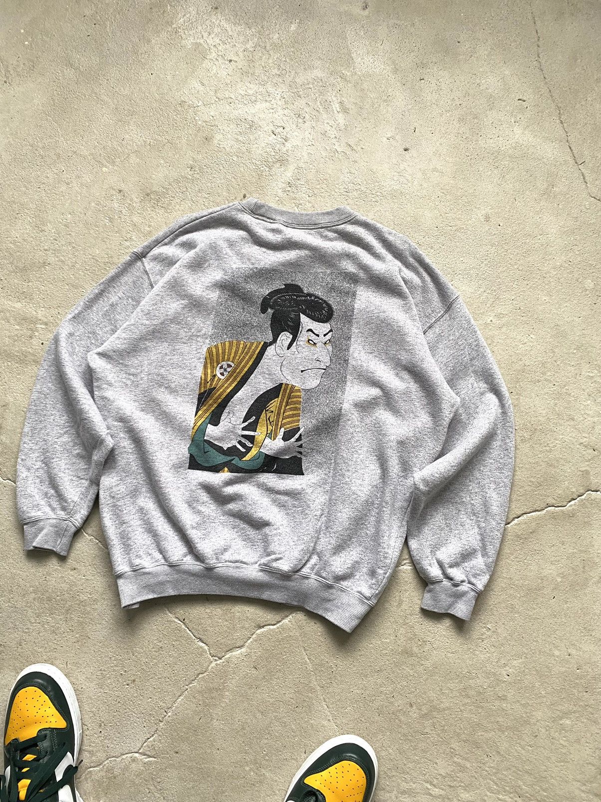 Vintage Rare! Vintage Kabuki Japanese Sweatshirt Archival Y2K Hype Size US M / EU 48-50 / 2 - 3 Thumbnail
