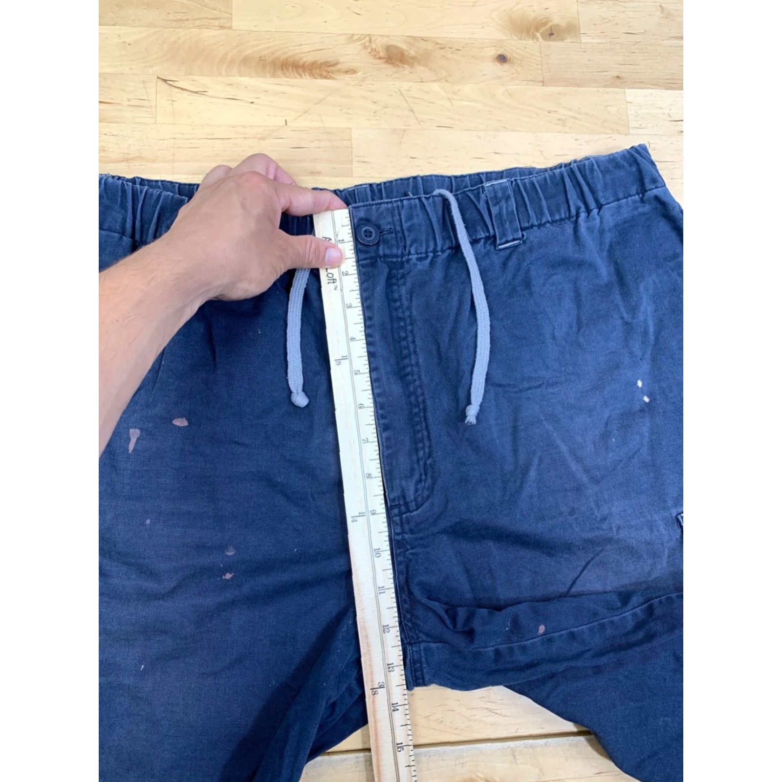 Ocean Pacific VINTAGE OP Ocean Pacific Cargo Shorts L Blue Casual 90s Beach Skate Mens Size US 33 - 4 Thumbnail