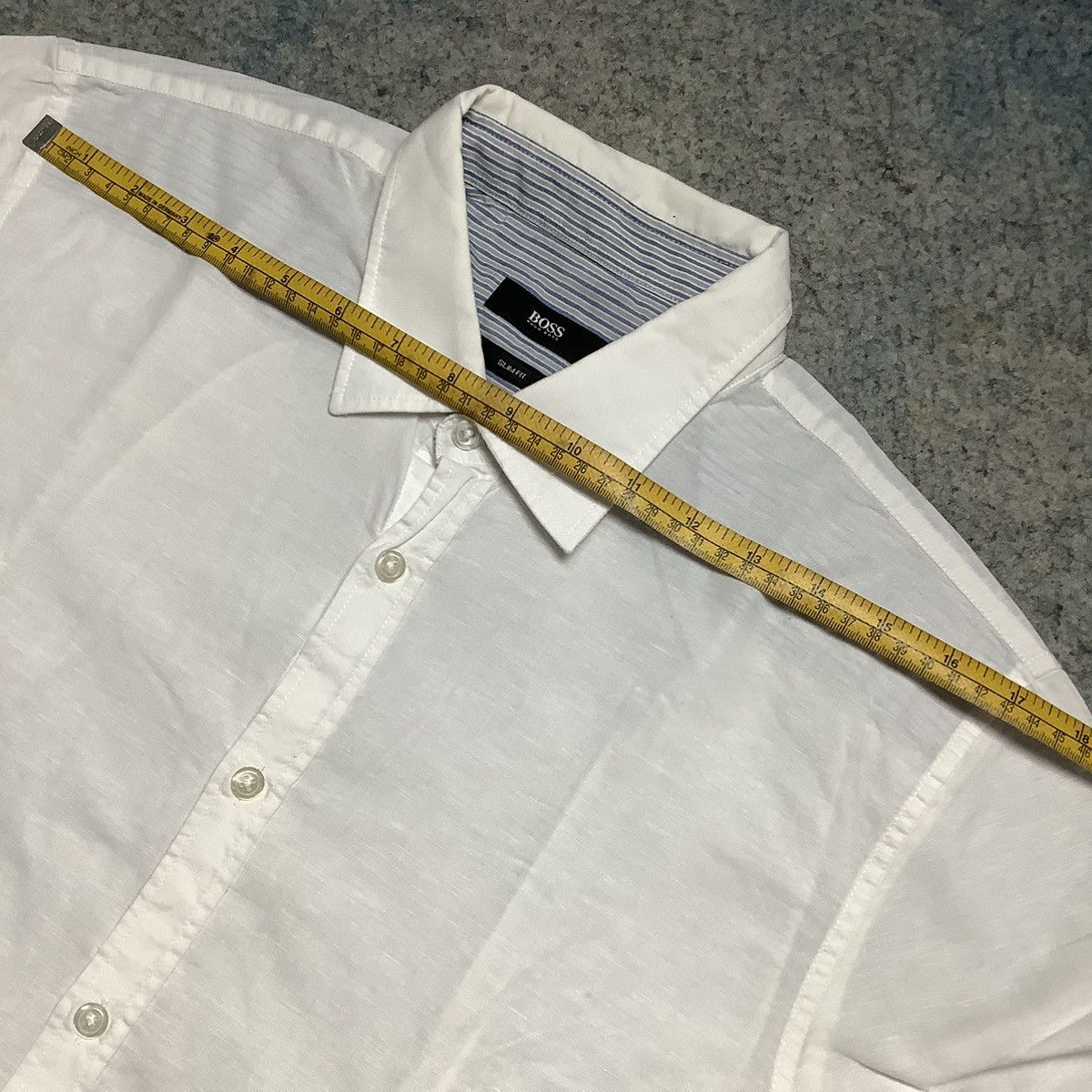 Hugo × Hugo Boss Hugo Boss Oxford White Shirt Size US M / EU 48-50 / 2 - 13 Thumbnail