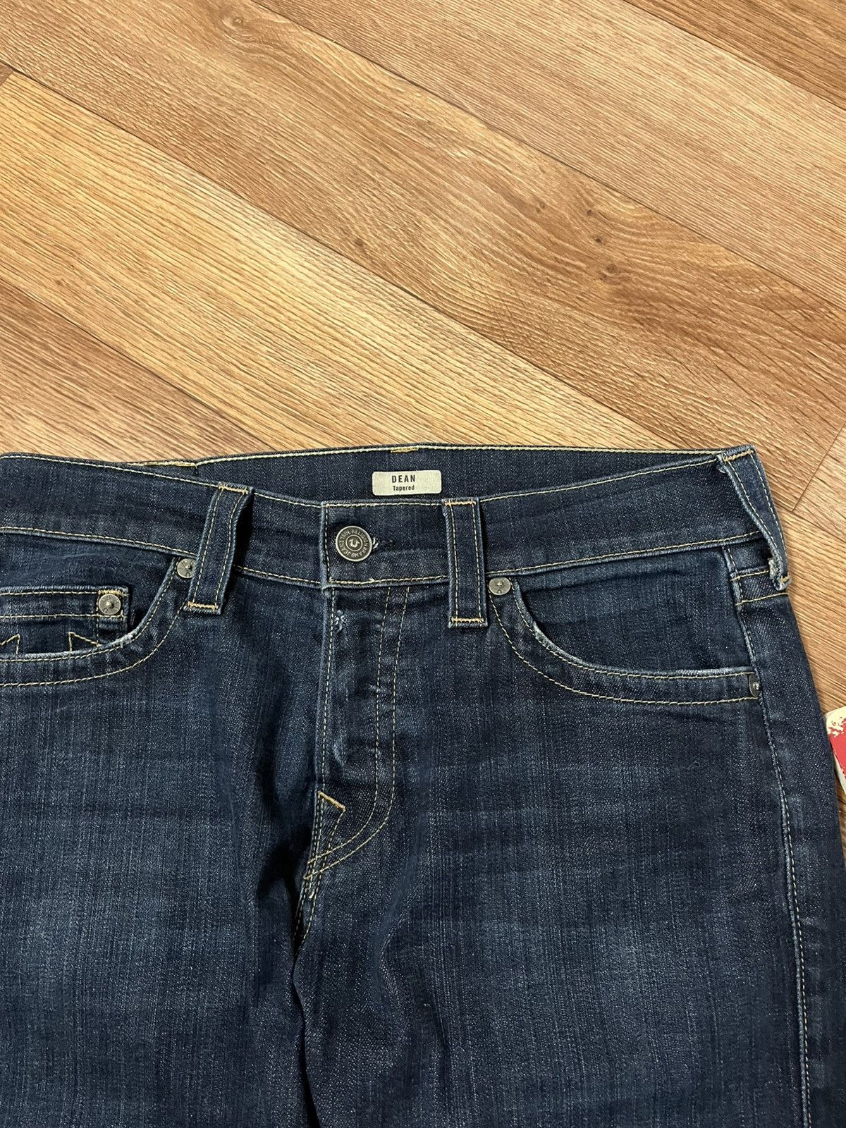 True Religion True Religion Dean Tapered Denim Jeans Size US 31 - 3 Thumbnail