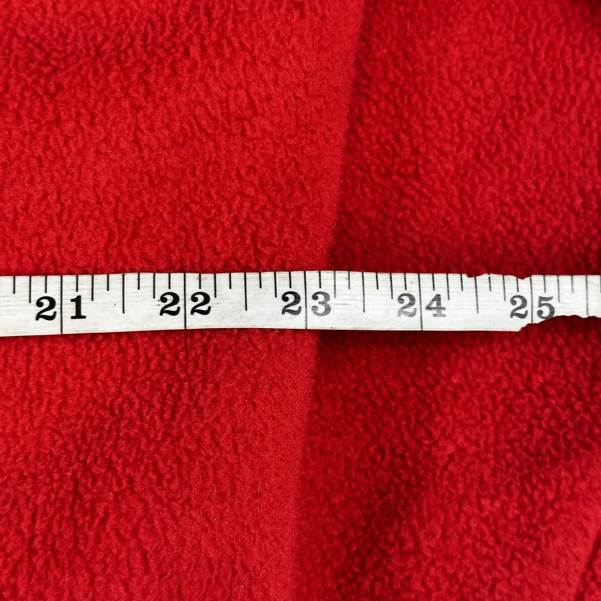 L.L. Bean Vintage L.L. Bean Mens Red Fleece Pullover With Blue Trim La Size US L / EU 52-54 / 3 - 4 Thumbnail