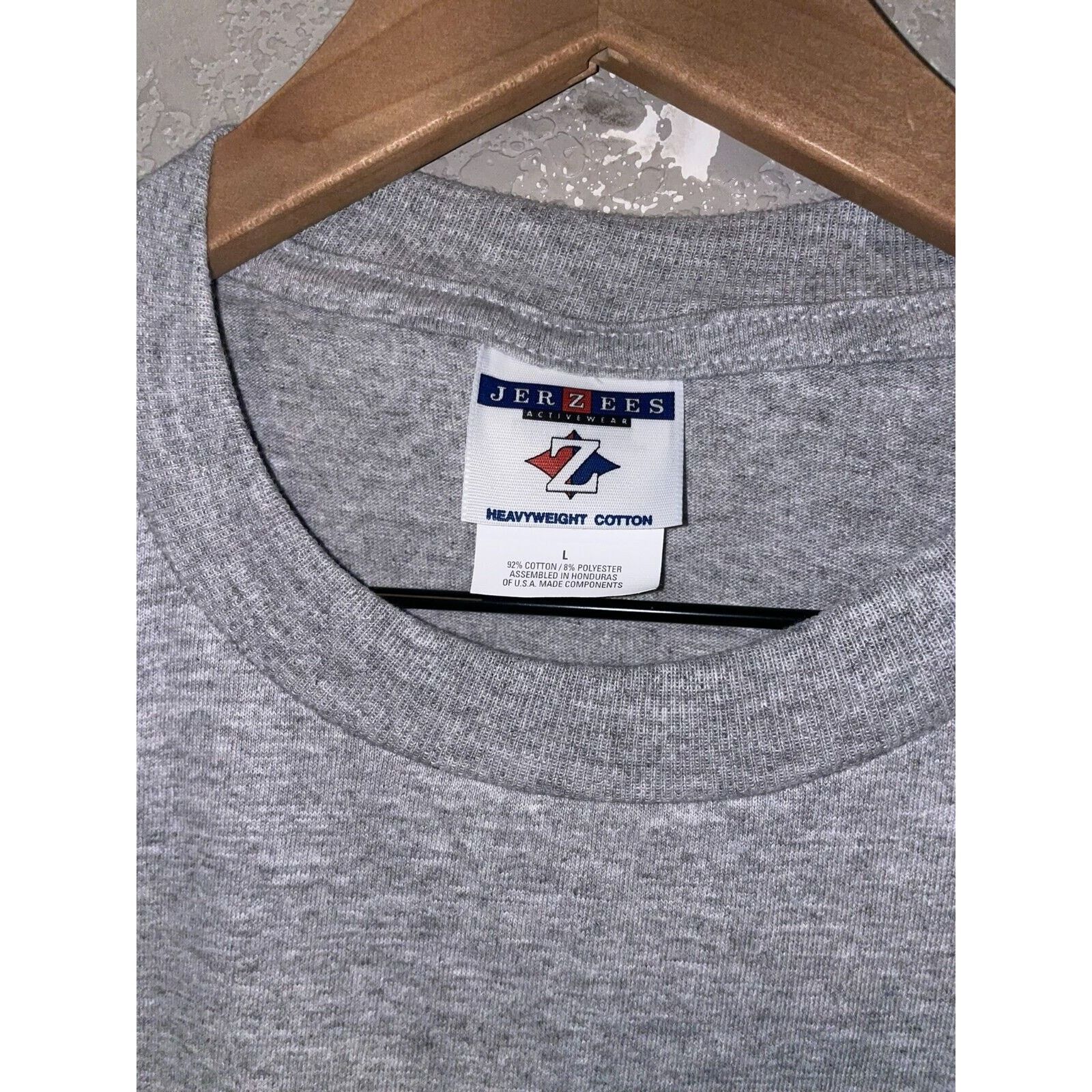 Jerzees Vintage Big Sky Shirt USA Ski Star Skier Gray Tee 90s Large Size US L / EU 52-54 / 3 - 5 Thumbnail