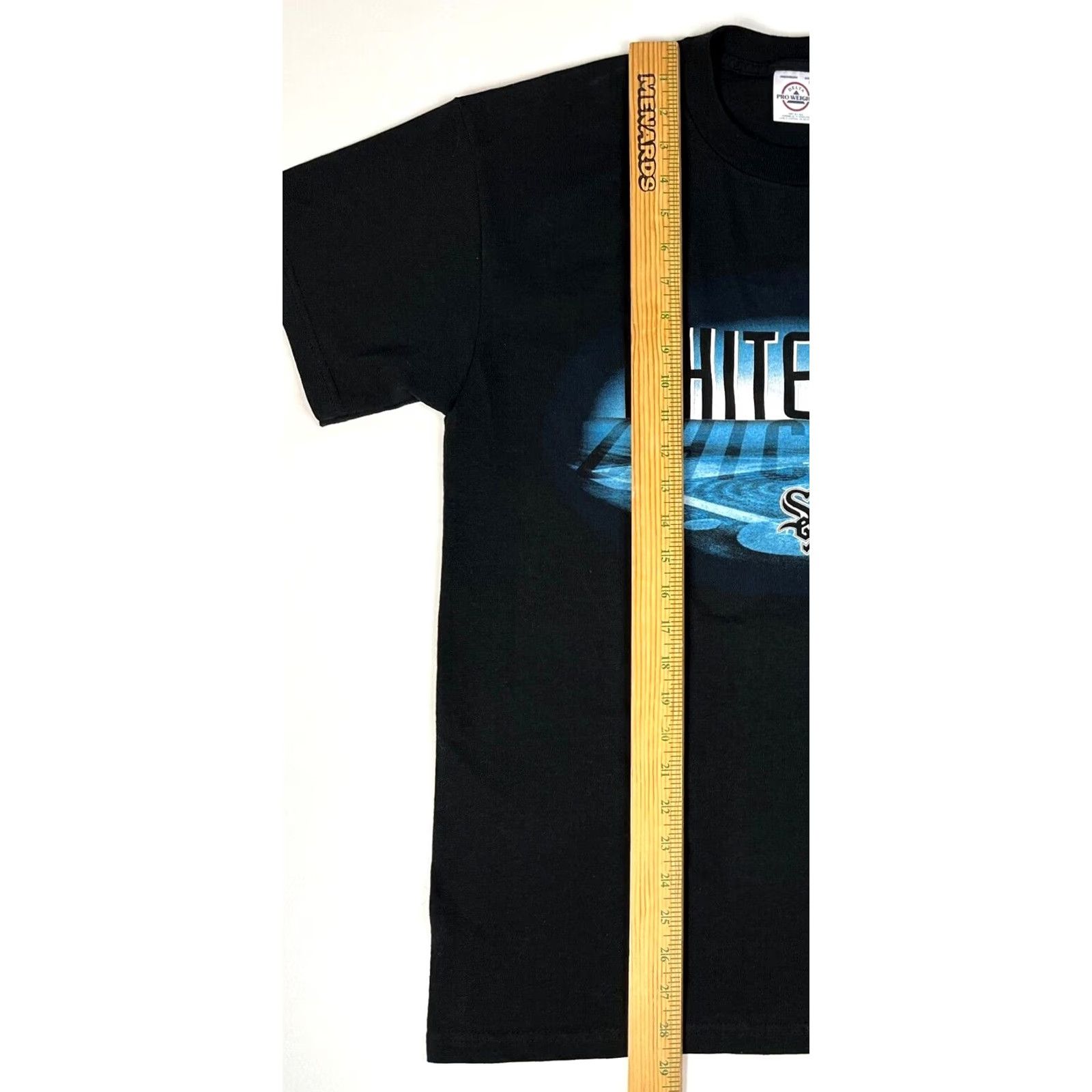Delta VINTAGE Chicago White Sox T-Shirt Delta Pro Weight Size M Men's Black Cotton Short Sleeve Crew Neck 2002 Graphic Print Logo Sports Size US M / EU 48-50 / 2 - 7 Thumbnail