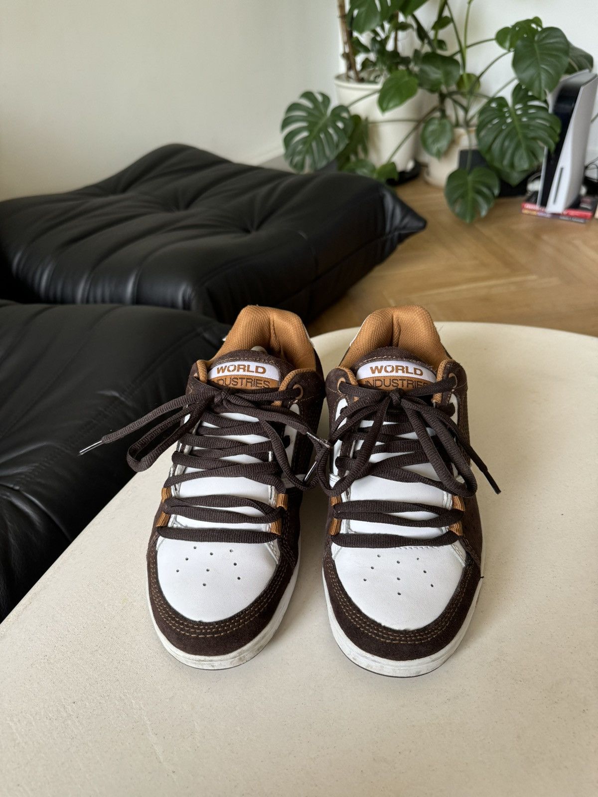 Hook-Ups Y2K Vintage World Industries Baggy Skate Shoes Rare Brown Size US 9 / EU 42 - 2 Thumbnail