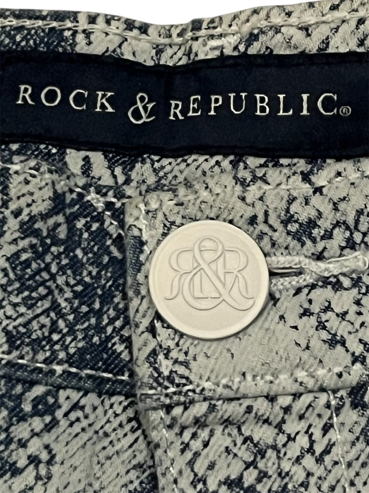 Hysteric Glamour × If Six Was Nine × Le Grande Bleu (L.G.B.) Rock & Republic Python Skin Pant Art Size US 36 / EU 52 - 6 Thumbnail