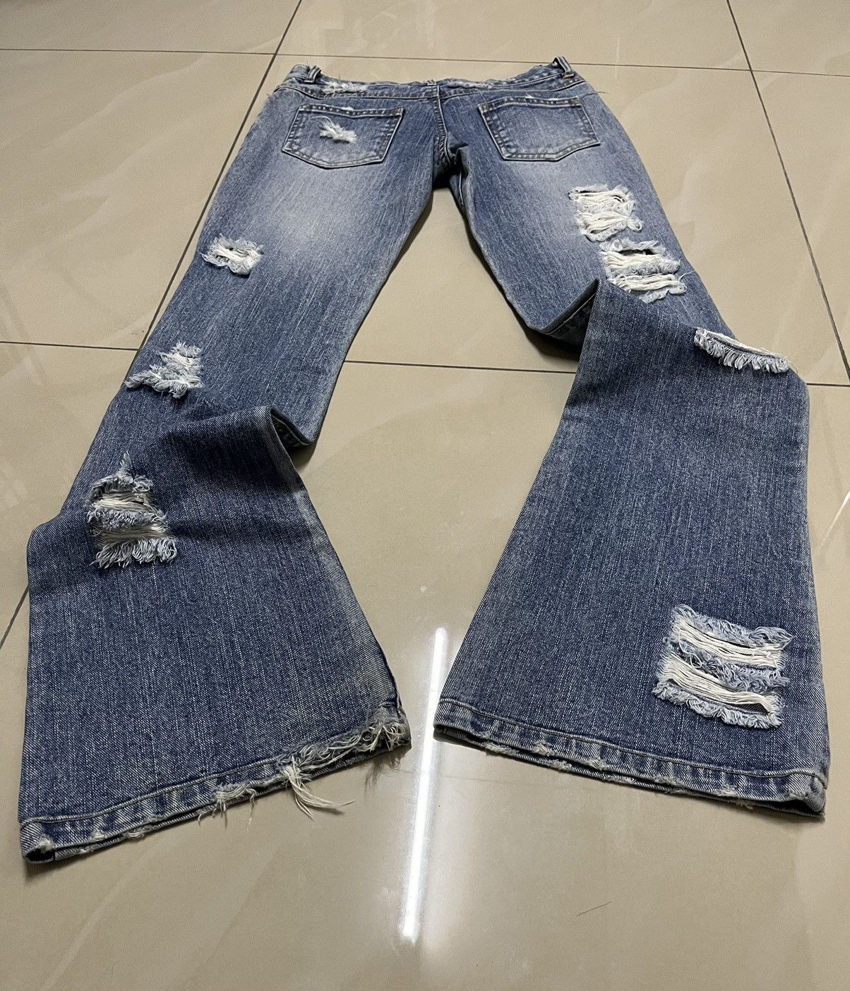 Hysteric Glamour Flare Jeans Jean & Louis distressed low rise bootcut F1 Size US 28 / EU 44 - 18 Thumbnail