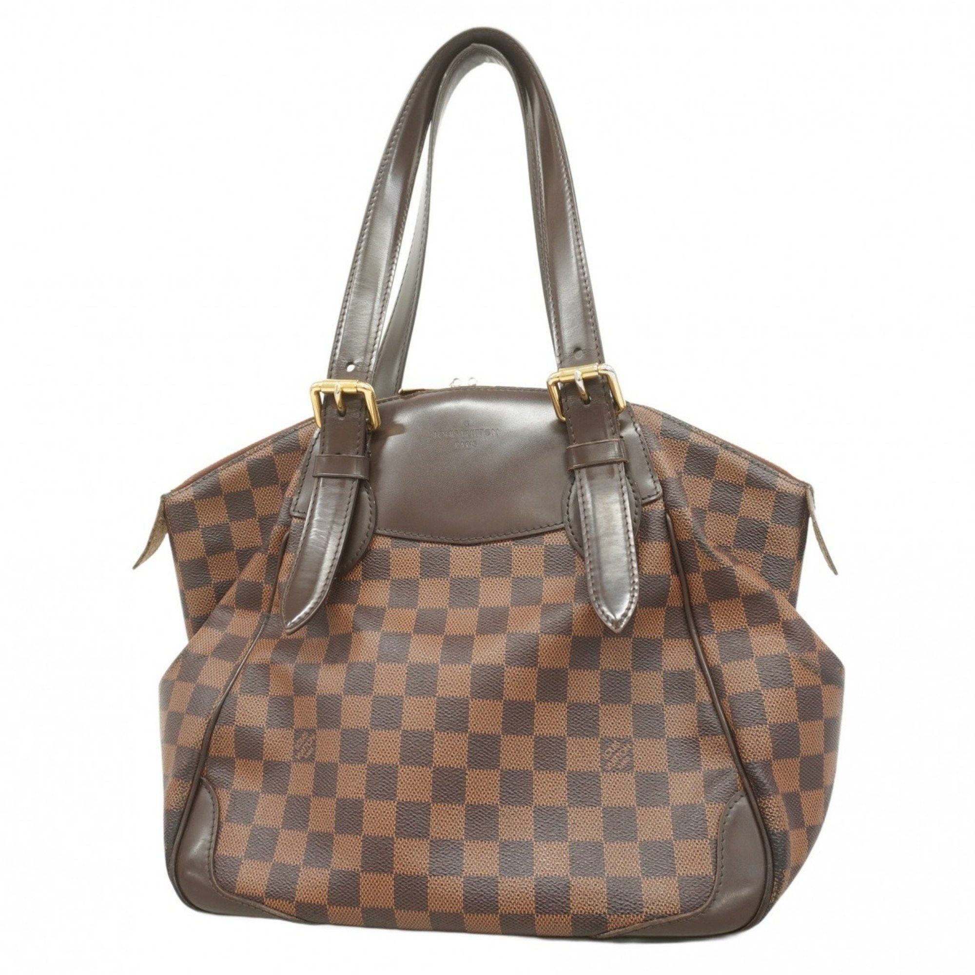 Louis Vuitton Tote Bag Damier Verona Mm N41118 Ebene Women's