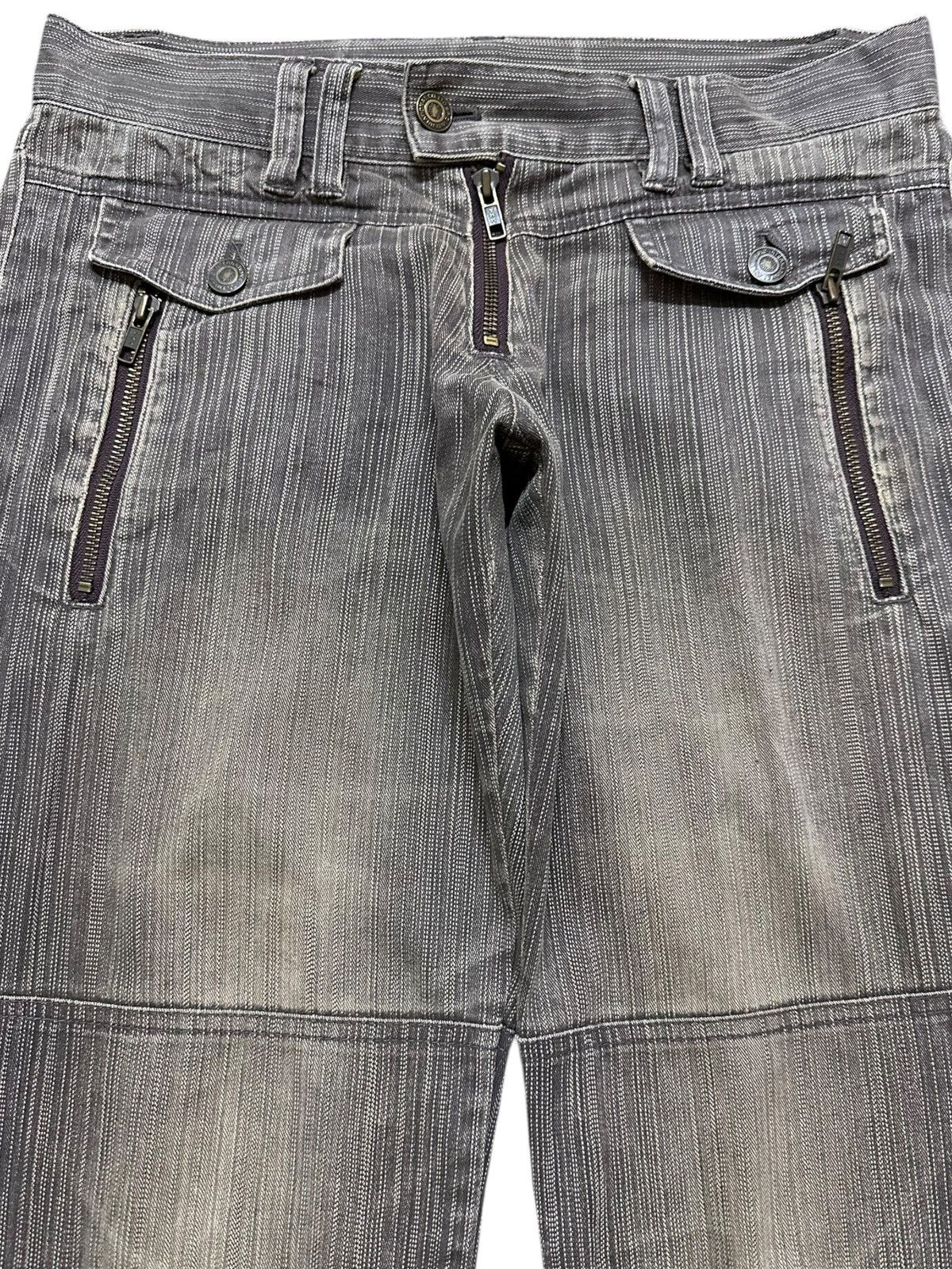 Tornado Mart Vintage Tornado Mart Flare Zipper Detail Avant Garde Jeans Size US 30 / EU 46 - 2 Thumbnail