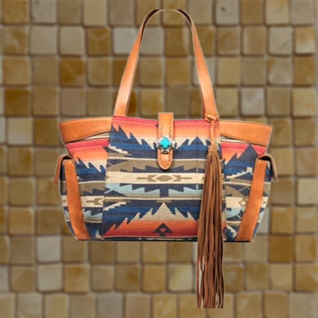 Ariat NEW Ariat Wynonna Satchel Multi Colored HANDBAG PURSE TOTE SHIRT? Size ONE SIZE - 1 Preview