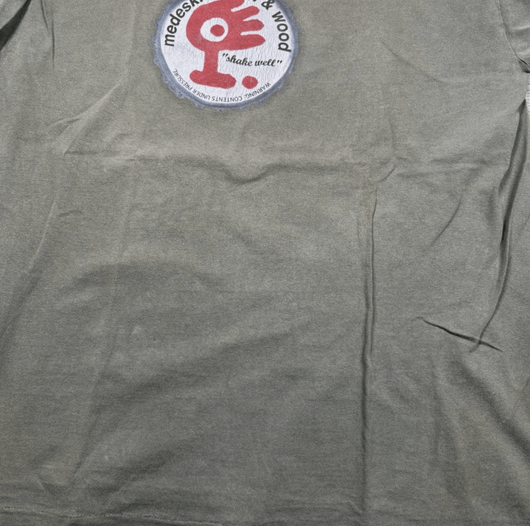 Fruit Of The Loom 1995 Medeski Martin And Wood T-Shirt XL Shake Well Green Size US XL / EU 56 / 4 - 9 Thumbnail