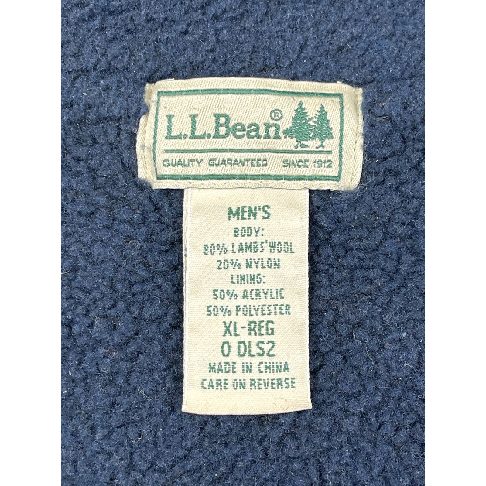 Vintage VINTAGE L.L. Bean Wool Sweater Jacket XL Mens Full Zip Blue Solid Outdoor Cardigan Size US XL / EU 56 / 4 - 3 Thumbnail