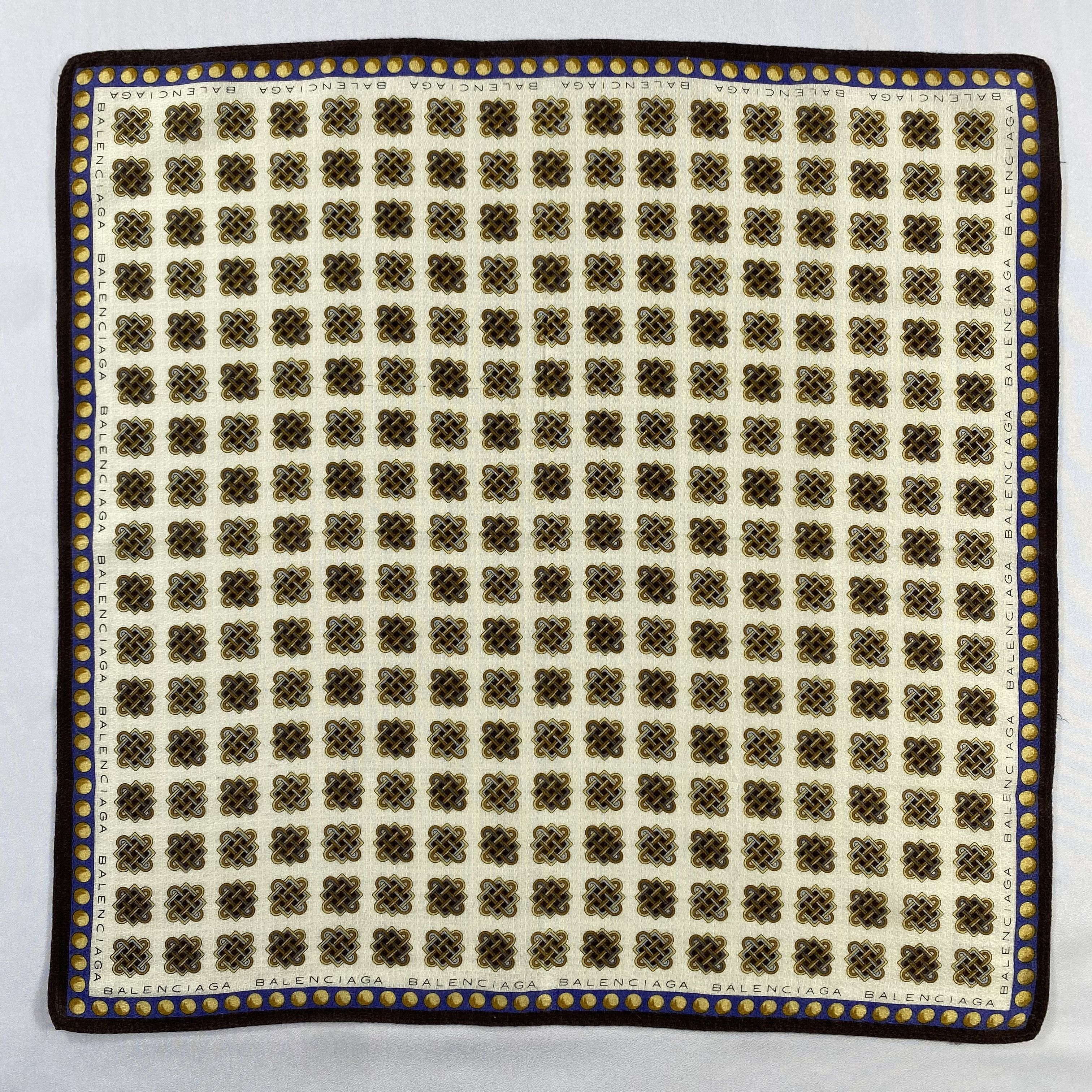 Vintage Balenciaga Bandana/ Handkerchief / Neckerchief-P902 Size ONE SIZE - 1 Thumbnail