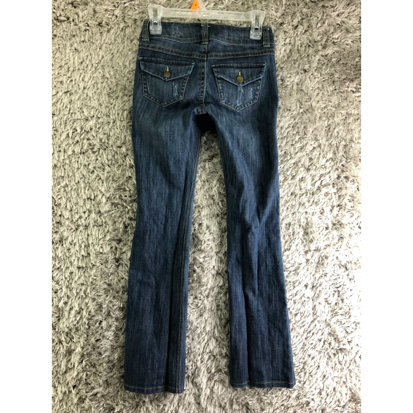 Vintage Cabi Jeans Juniors Size 0 Low Rise Mid Rise Medium Wash Blue Denim Jeans Boyfriend/Bootcut? Size 25" / US 0 / IT 36 - 5 Thumbnail