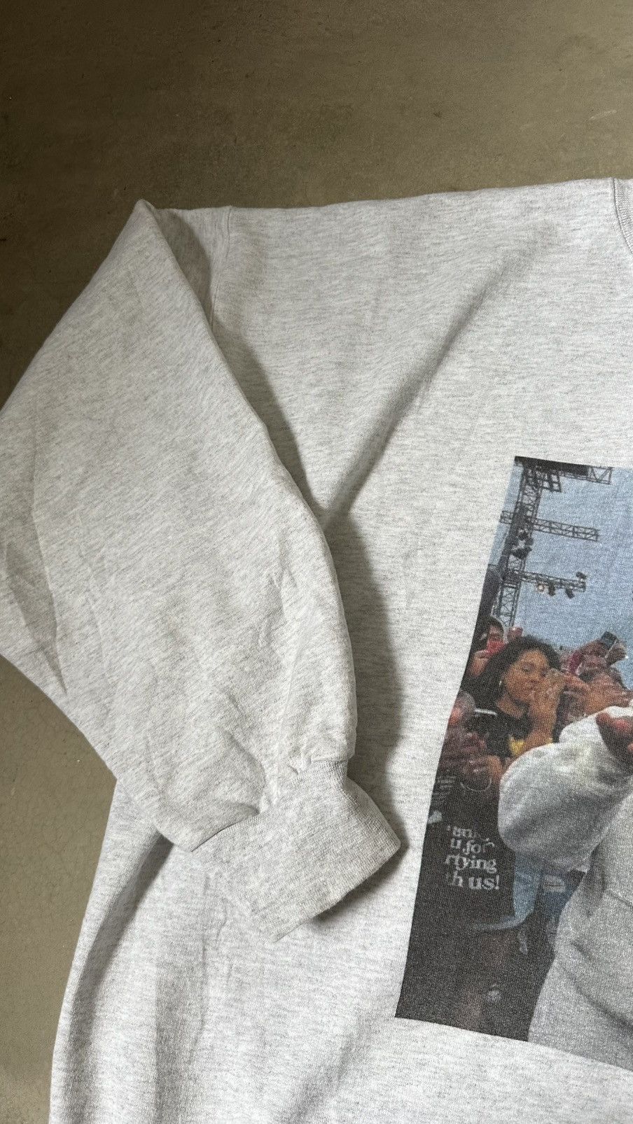 Vintage YEZZY COWBOY OVERSIZE SWEATSHIRT Size US XXL / EU 58 / 5 - 4 Thumbnail