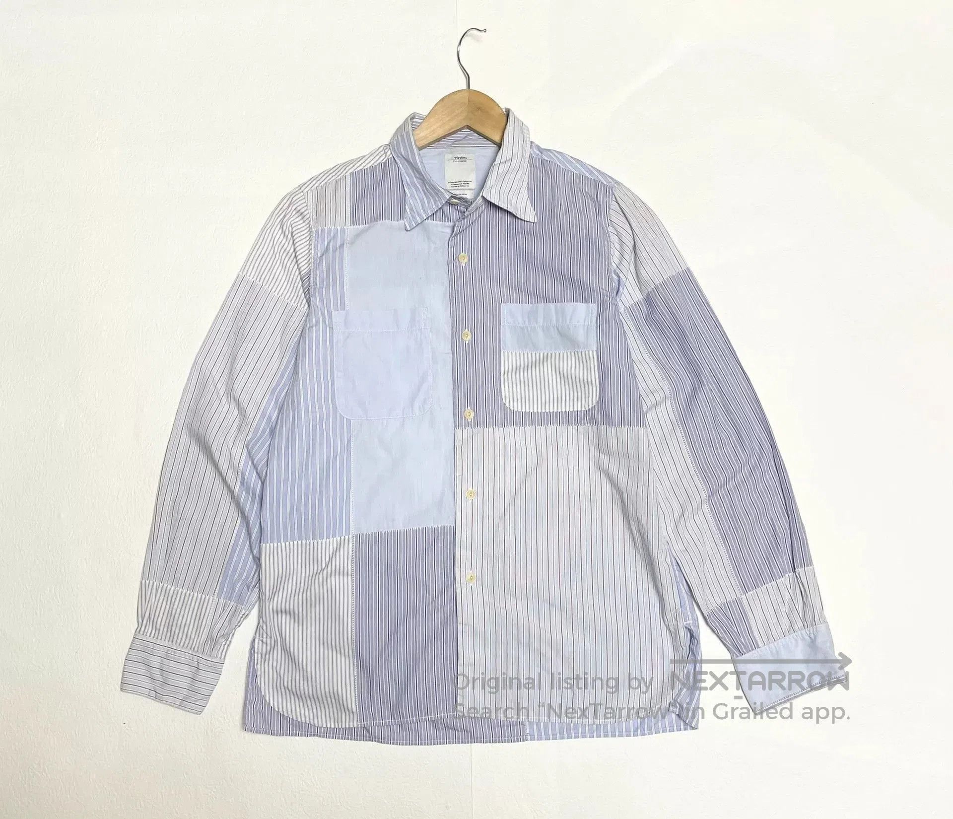 Visvim visvim patched long sleeve shirt. Size US M / EU 48-50 / 2 - 1 Thumbnail