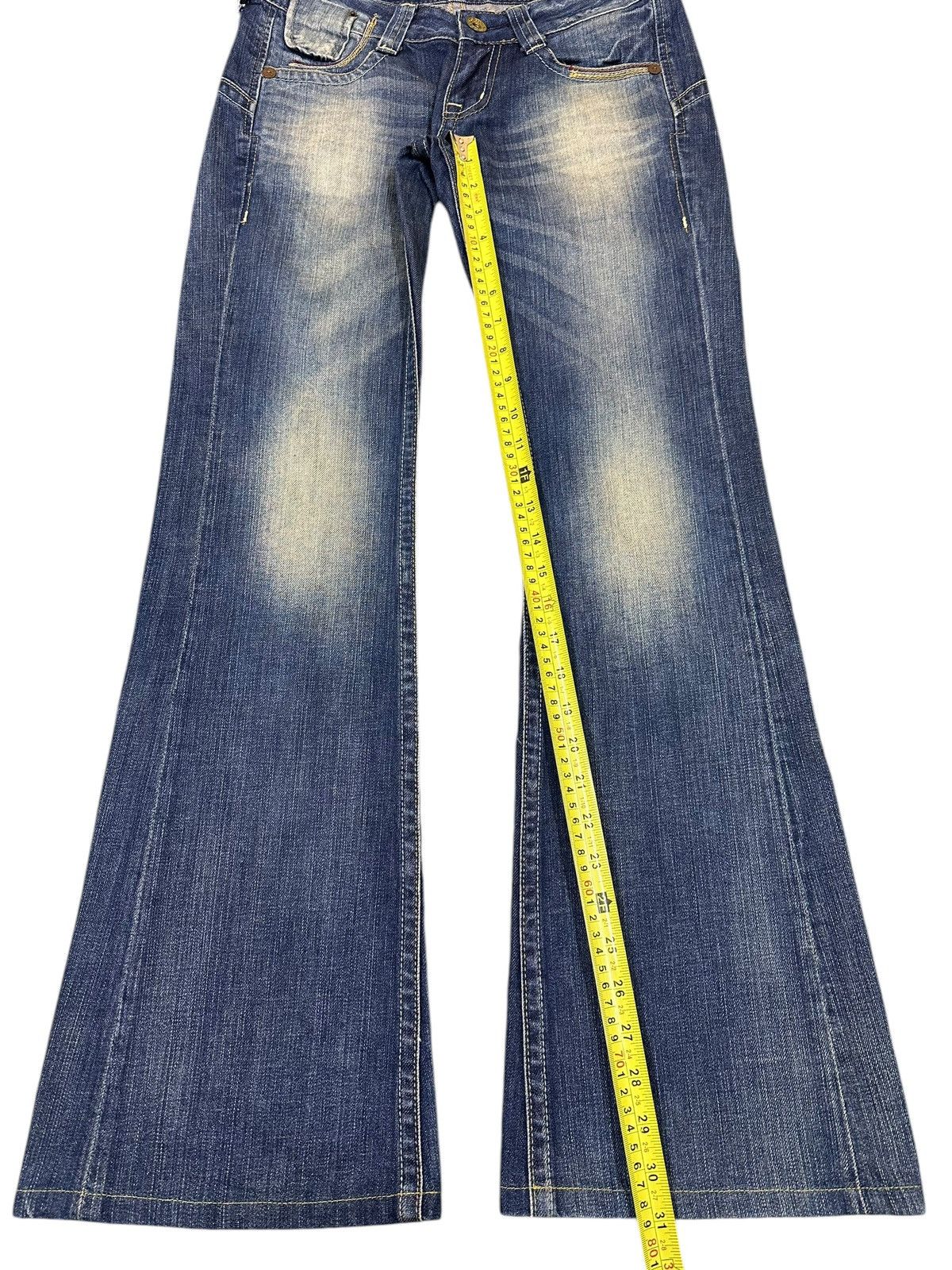 If Six Was Nine Vintage Japanese Brand Faded Wash Bell Bottom Flare Jeans Size US 29 - 13 Thumbnail
