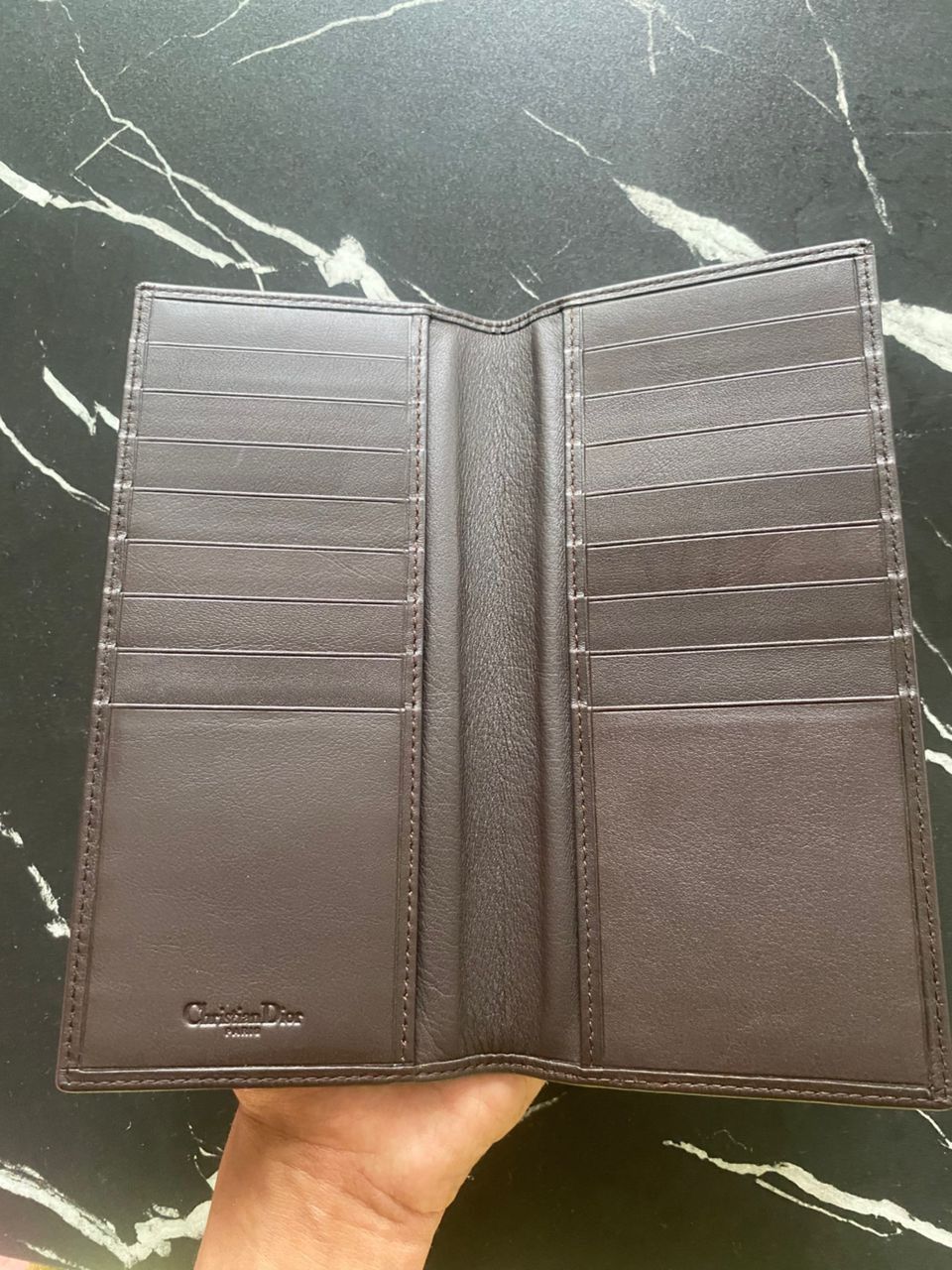 Dior Christian Dior Bifold Leather Long Wallet Size ONE SIZE - 3 Thumbnail