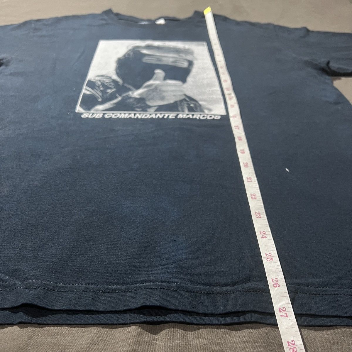Rage Against The Machine Vtg Subcomandante Marcos EZLN Zapatista Liberation Faded Size US L / EU 52-54 / 3 - 13 Thumbnail