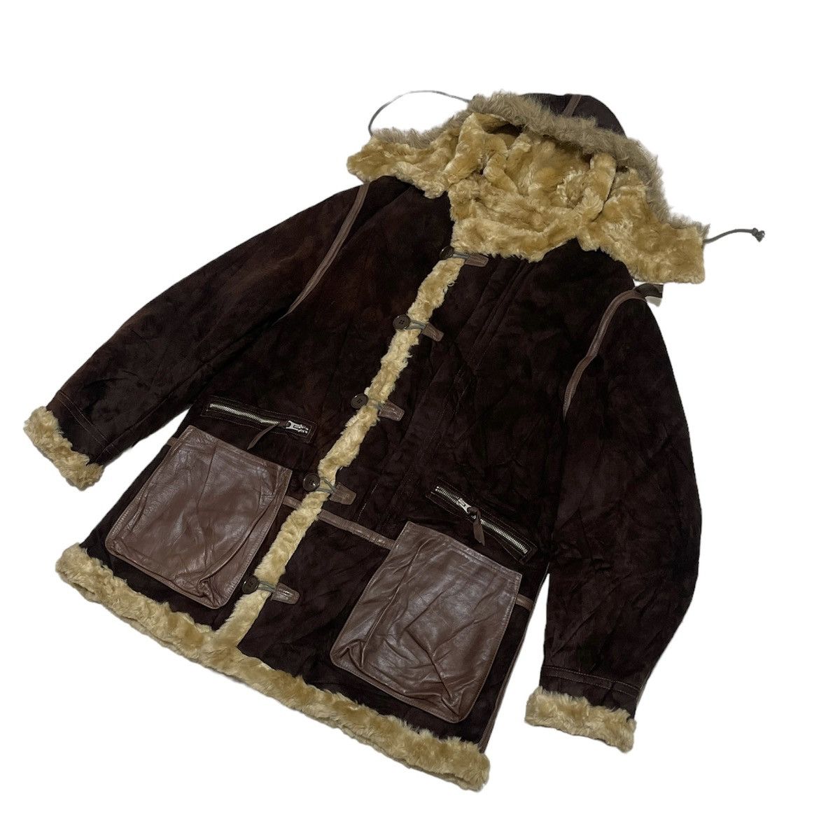 Buzz Rickson's Buzz Rickson's Type B-7 Shearling Leather Jacket Horsehide Size US L / EU 52-54 / 3 - 3 Thumbnail