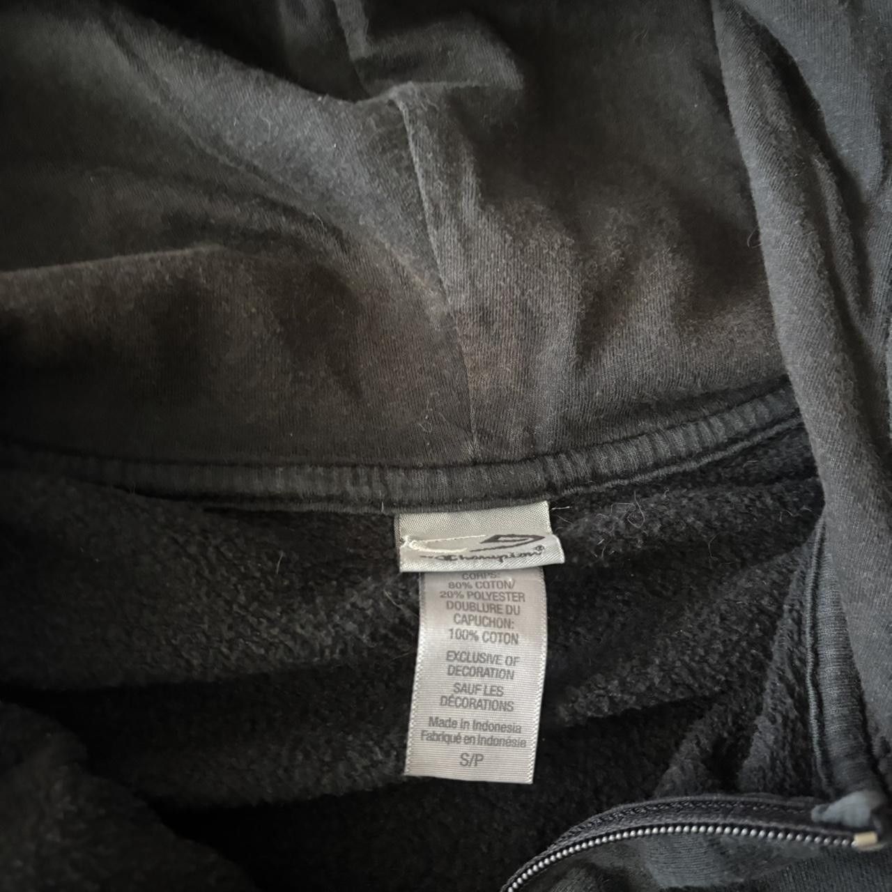 Vintage Crazy Vintage Y2K/2000s Black Blank Essential Zip Up Hoodie! Size S Size US S / EU 44-46 / 1 - 5 Thumbnail