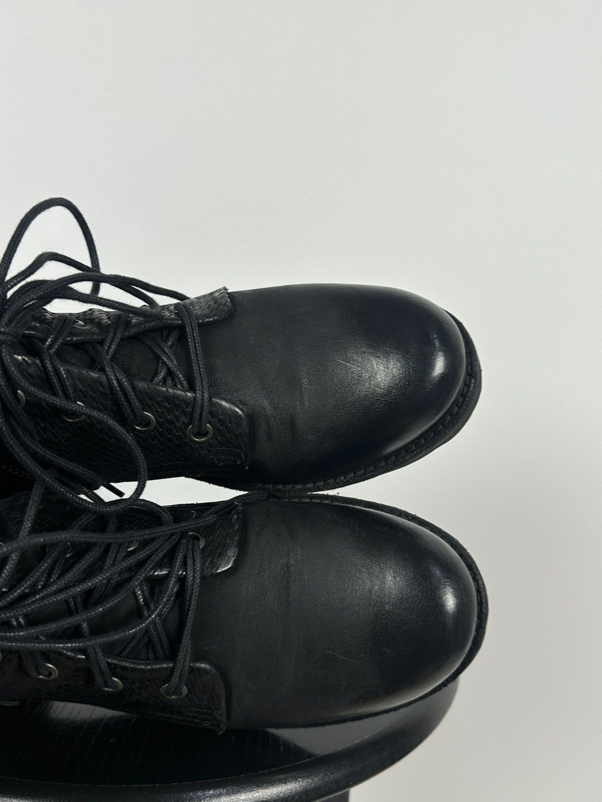 A.S.98 A.S.98. Airstep Black Leather Biker Zip Buckle Ankle Boots Size US 8 / IT 38 - 21 Thumbnail