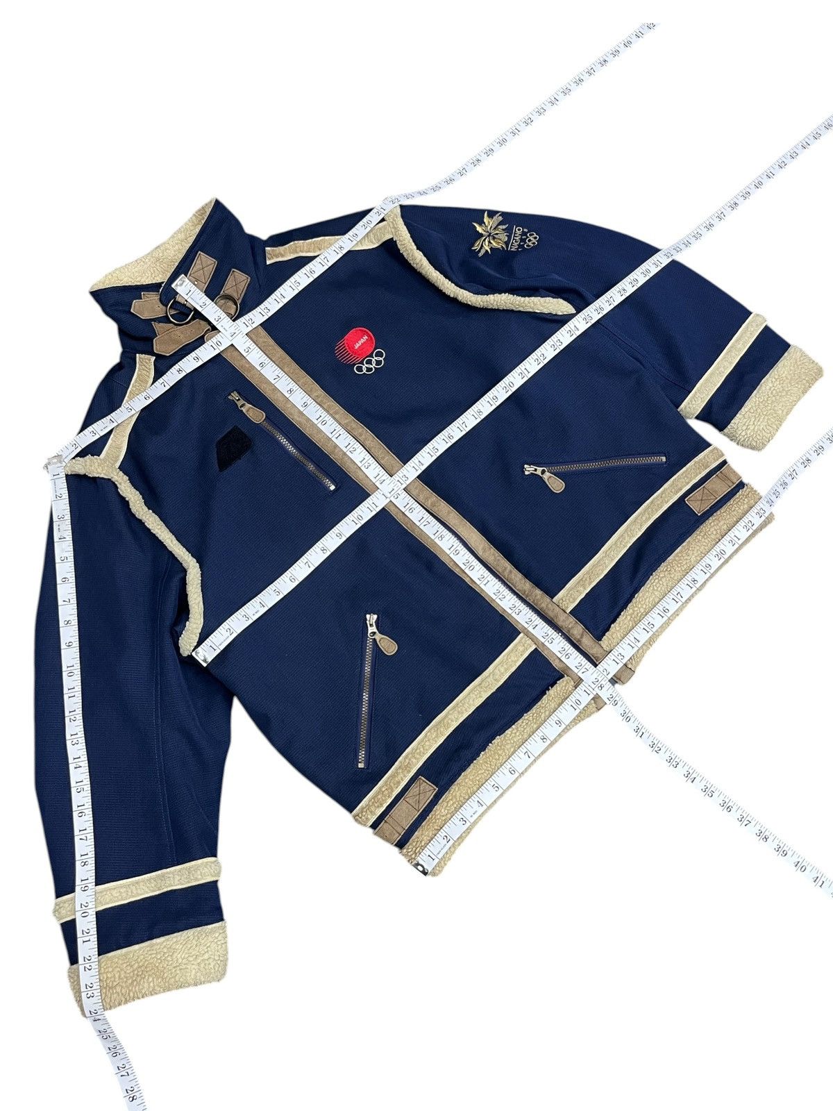 Vintage Mizuno Nagano 1998 Japan Olympic Sherpa Ski Jacket Size US L / EU 52-54 / 3 - 19 Thumbnail