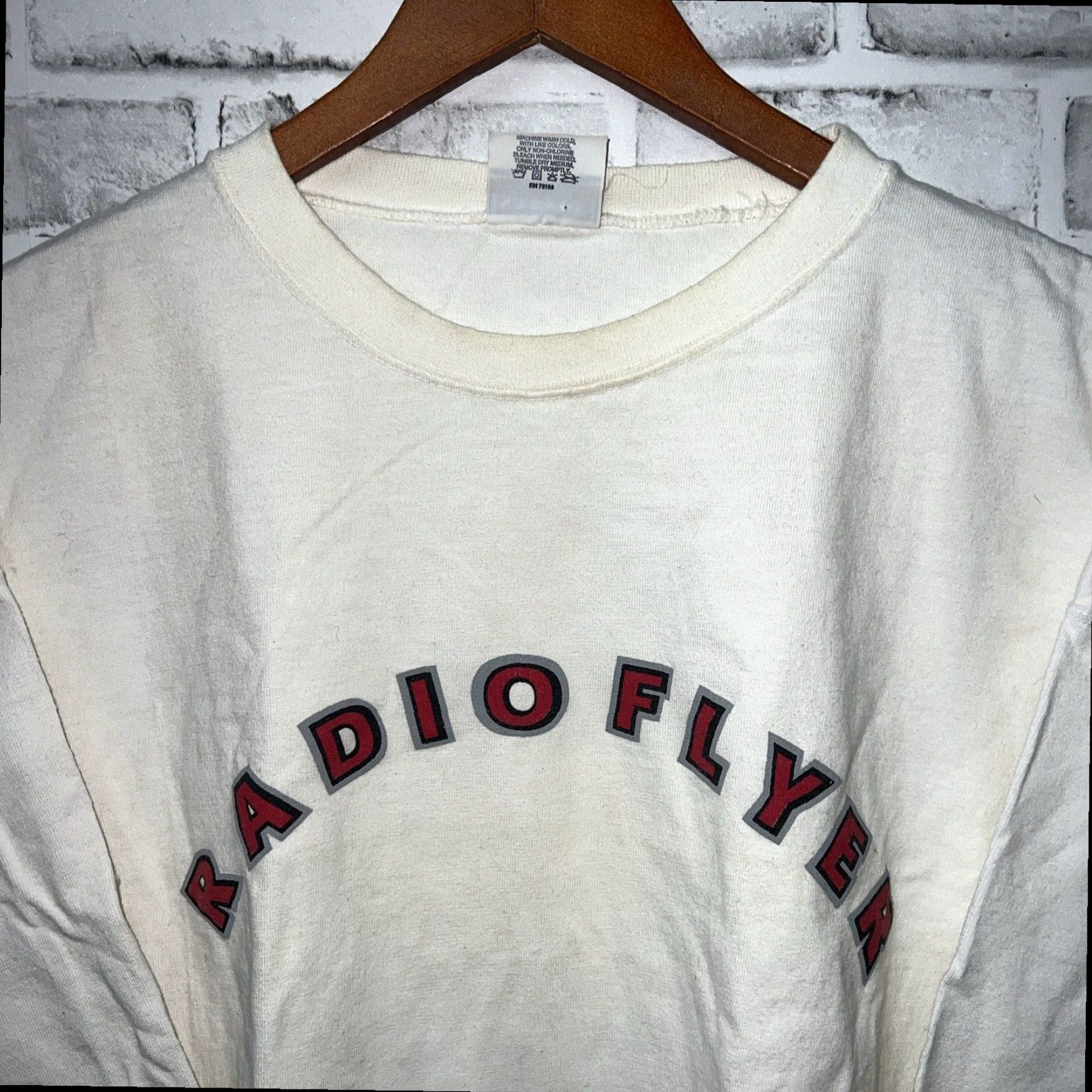 Vintage VINTAGE Santee Radio Flyer Heavyweight White T-Shirt Adult XL Mens USA Size US XL / EU 56 / 4 - 2 Thumbnail