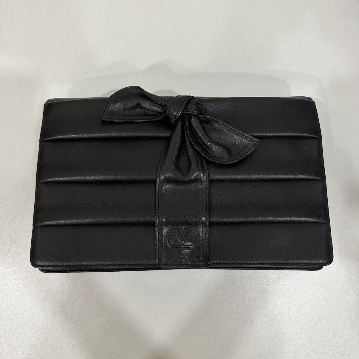 Valentino ‼️LASTDROP‼️ VALENTINO GARAVANI LEATHER SHOULDER & CLUTCH BAG Size ONE SIZE - 9 Thumbnail