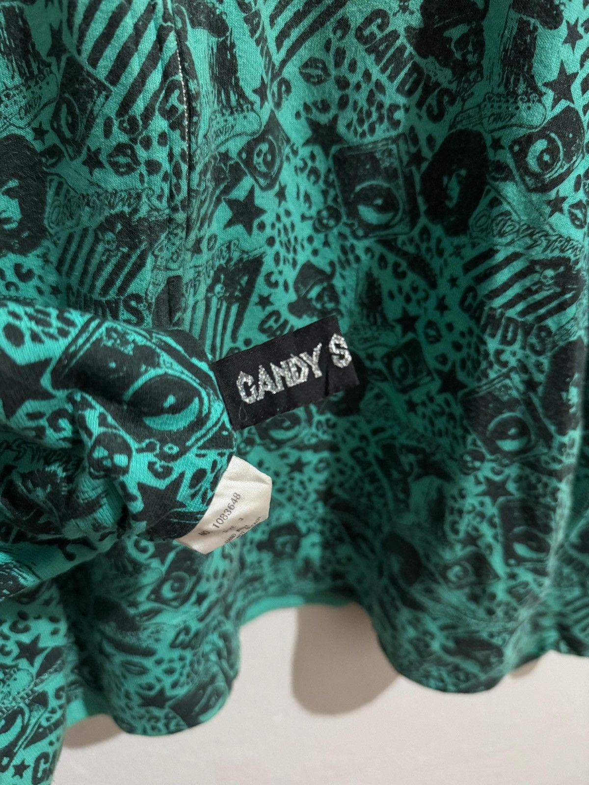 Y2k Candy Tripper aop hysteric style zip sweatshirt