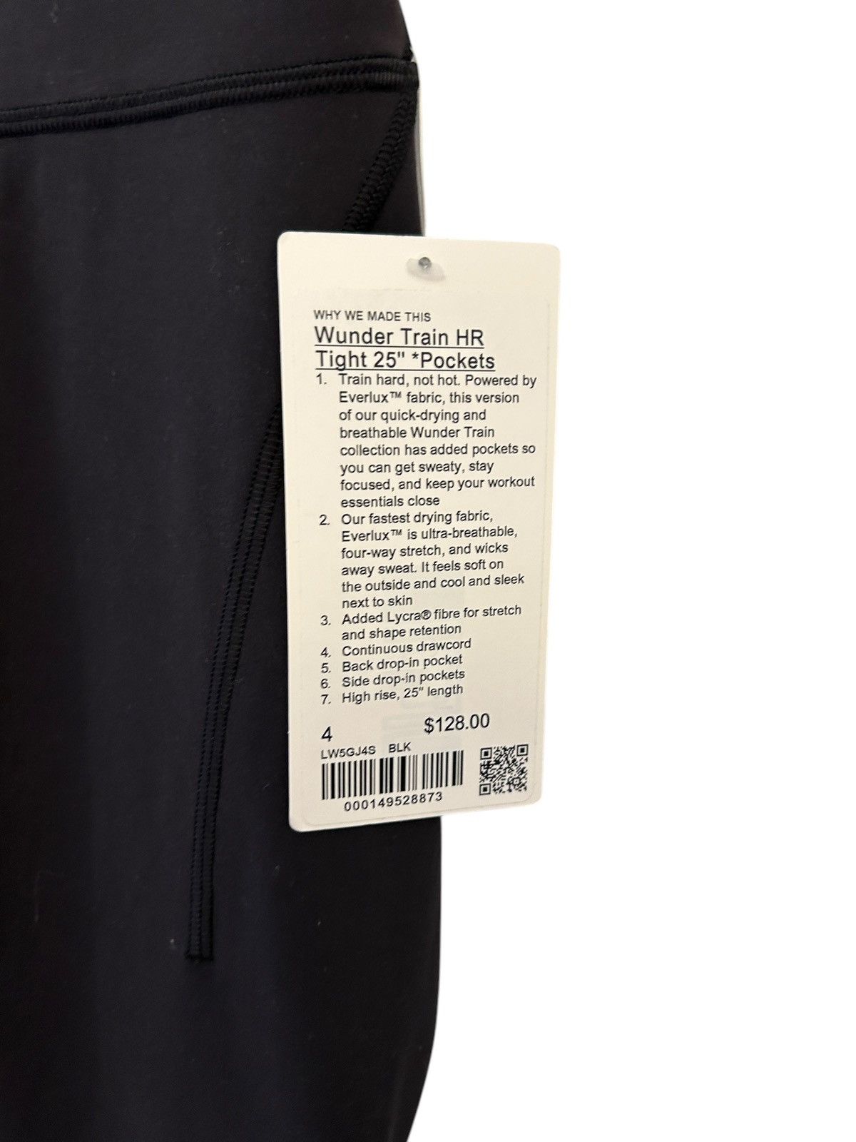 Lululemon Lululemon Wunder Train High-Rise Tight with Pockets 25" 4 Size 27" / US 4 / IT 40 - 6 Thumbnail