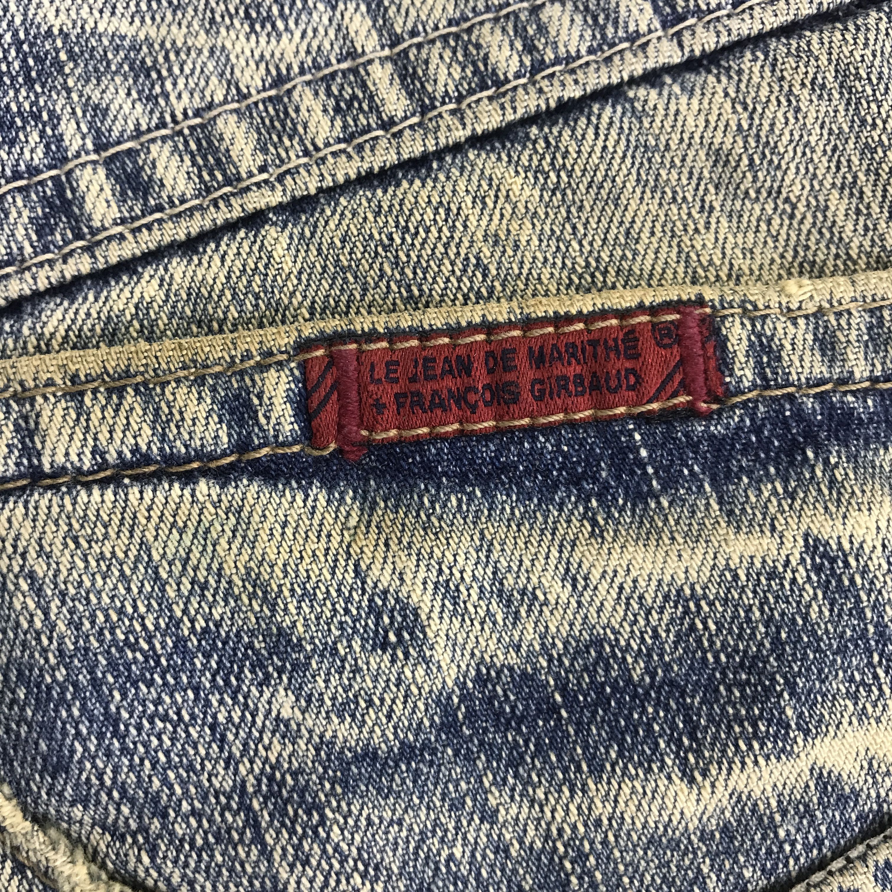 Marithe + Francois Girbaud LE JEAN DE DENIM K118B19 Size US 33 - 7 Thumbnail
